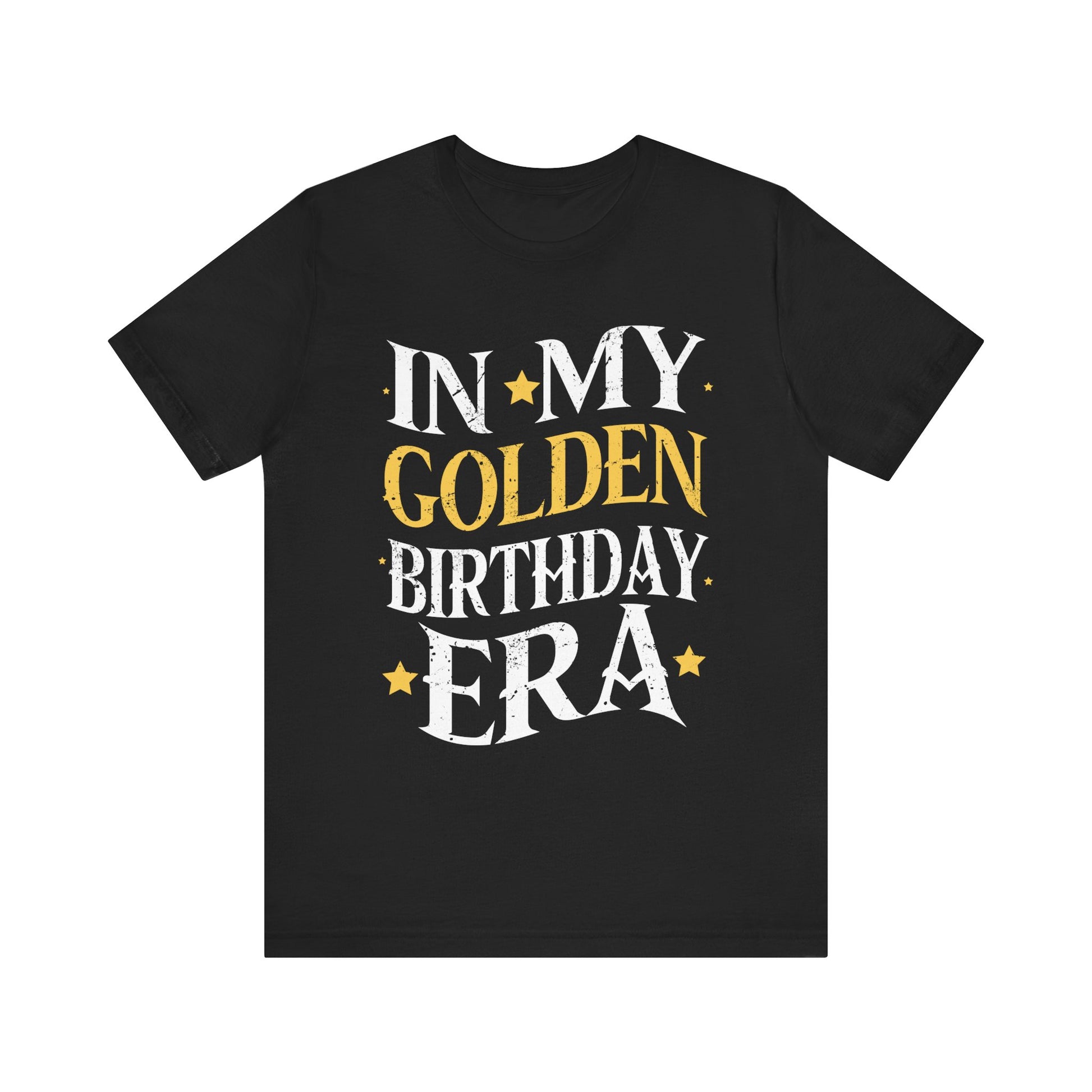 Retro Groovy In My Golden Birthday Era T-Shirt Unisex Jersey Short Sleeve Tee