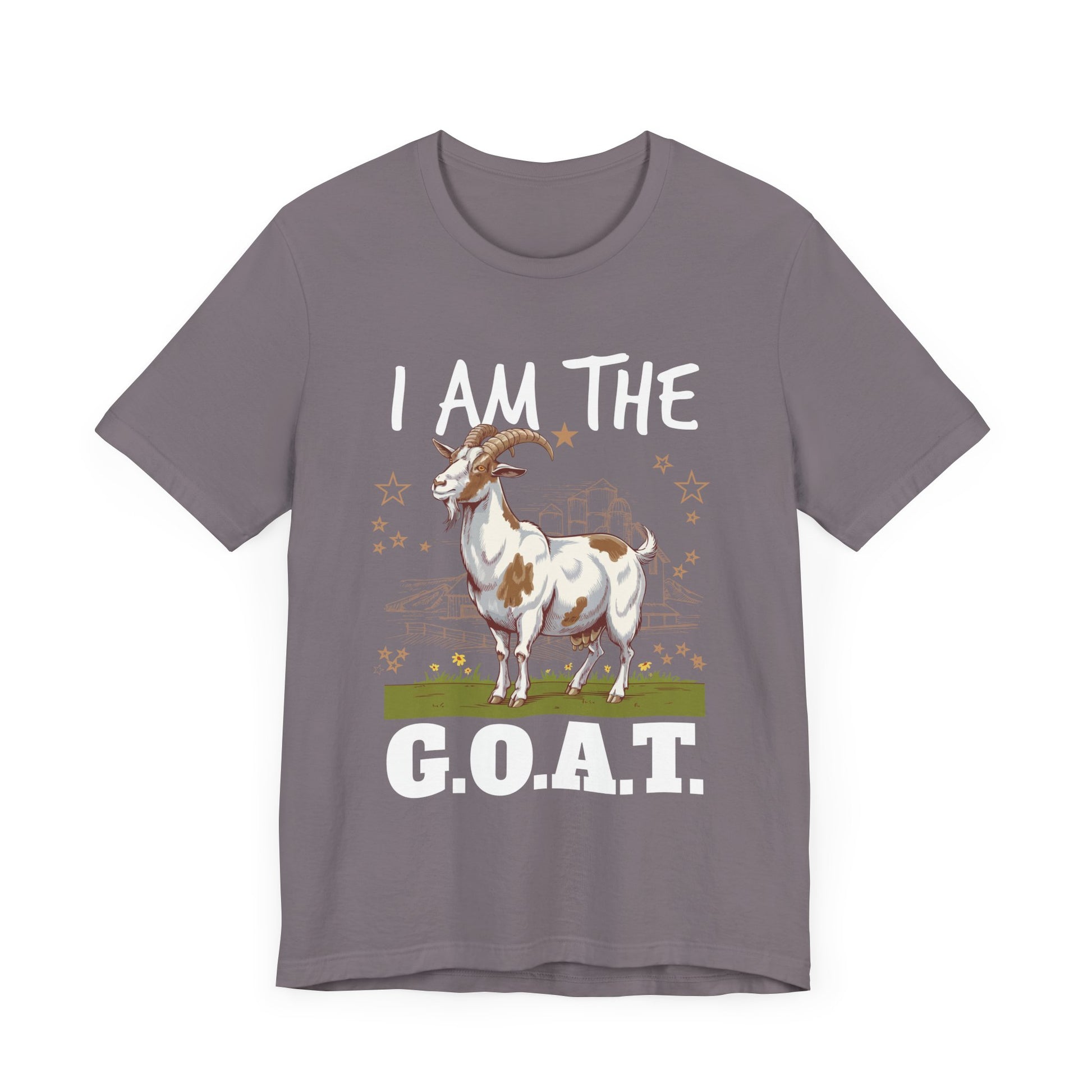 Unisex Goat Tee - I Am The G.O.A.T. T-Shirt, Funny Animal Shirt, Gift for Goat Lovers, Casual Outfit for All Occasions, Birthday Gift