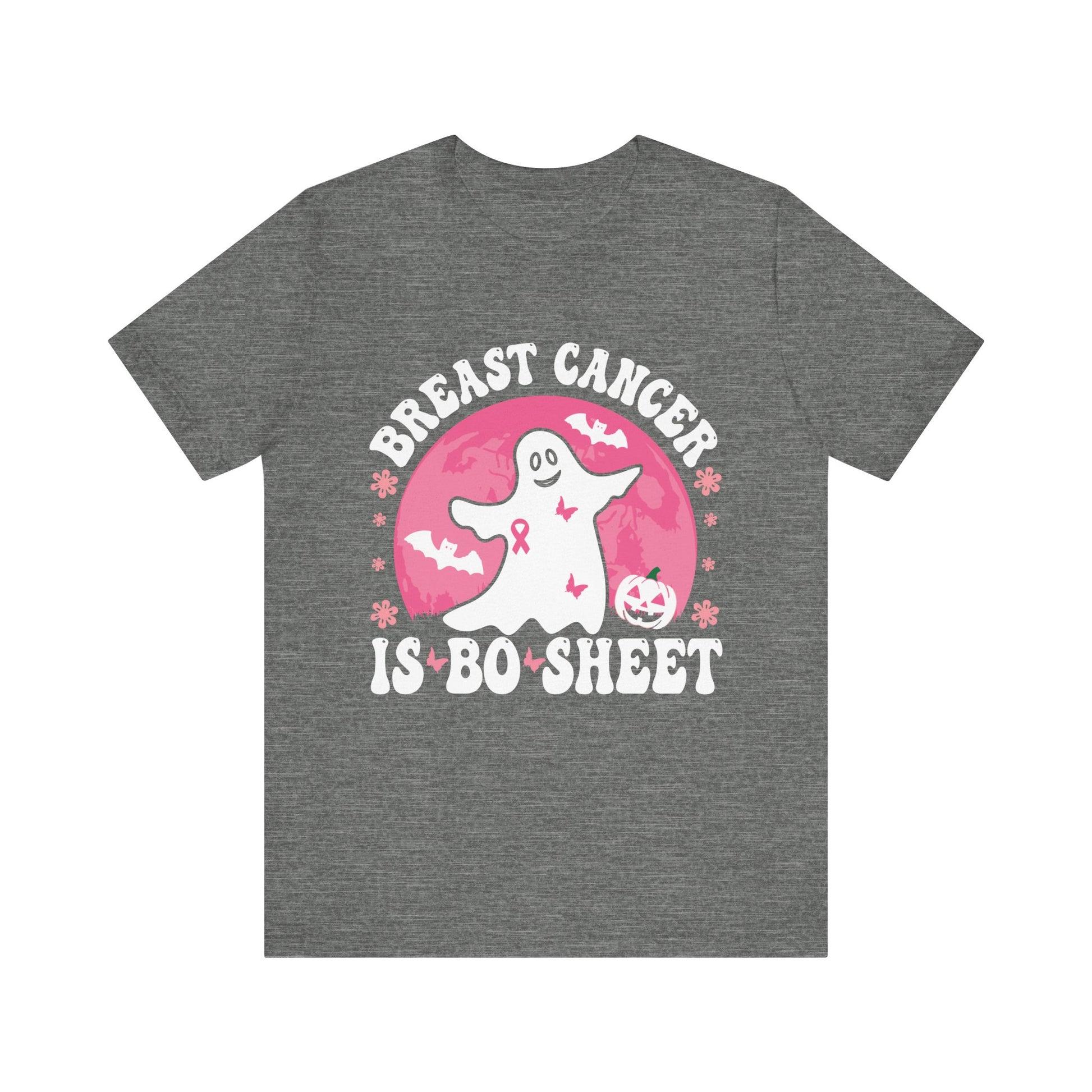 Breast Cancer Awareness Ghost Tee - Unisex Jersey Short Sleeve T-Shirt