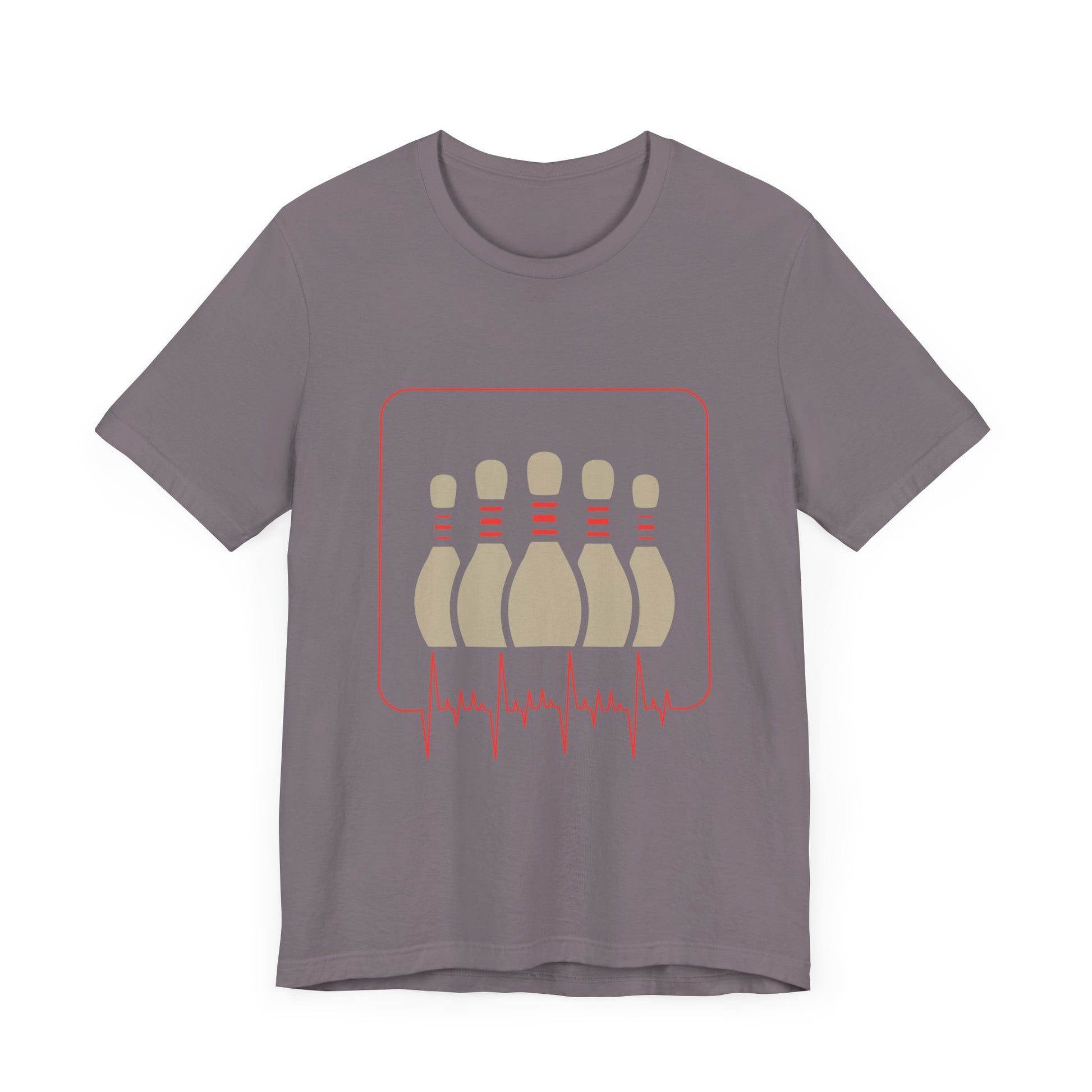 Bowling Vibes Unisex Short Sleeve Tee - Casual Graphic T-Shirt
