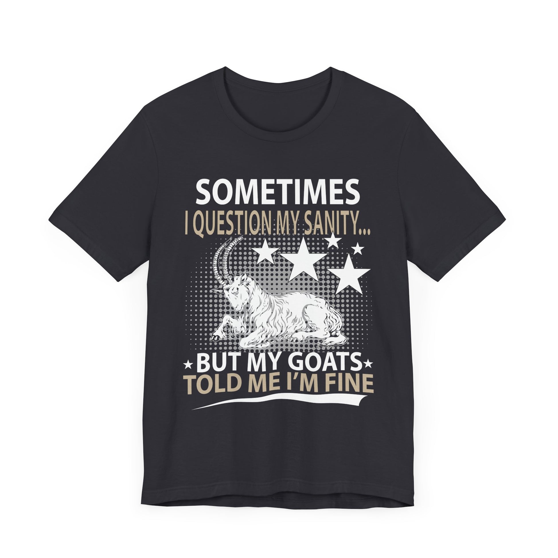 Funny Goat Theme Tee, Quirky Animal Lover Shirt, Gift for Goat Owners, Humor Tee, Perfect for Birthdays