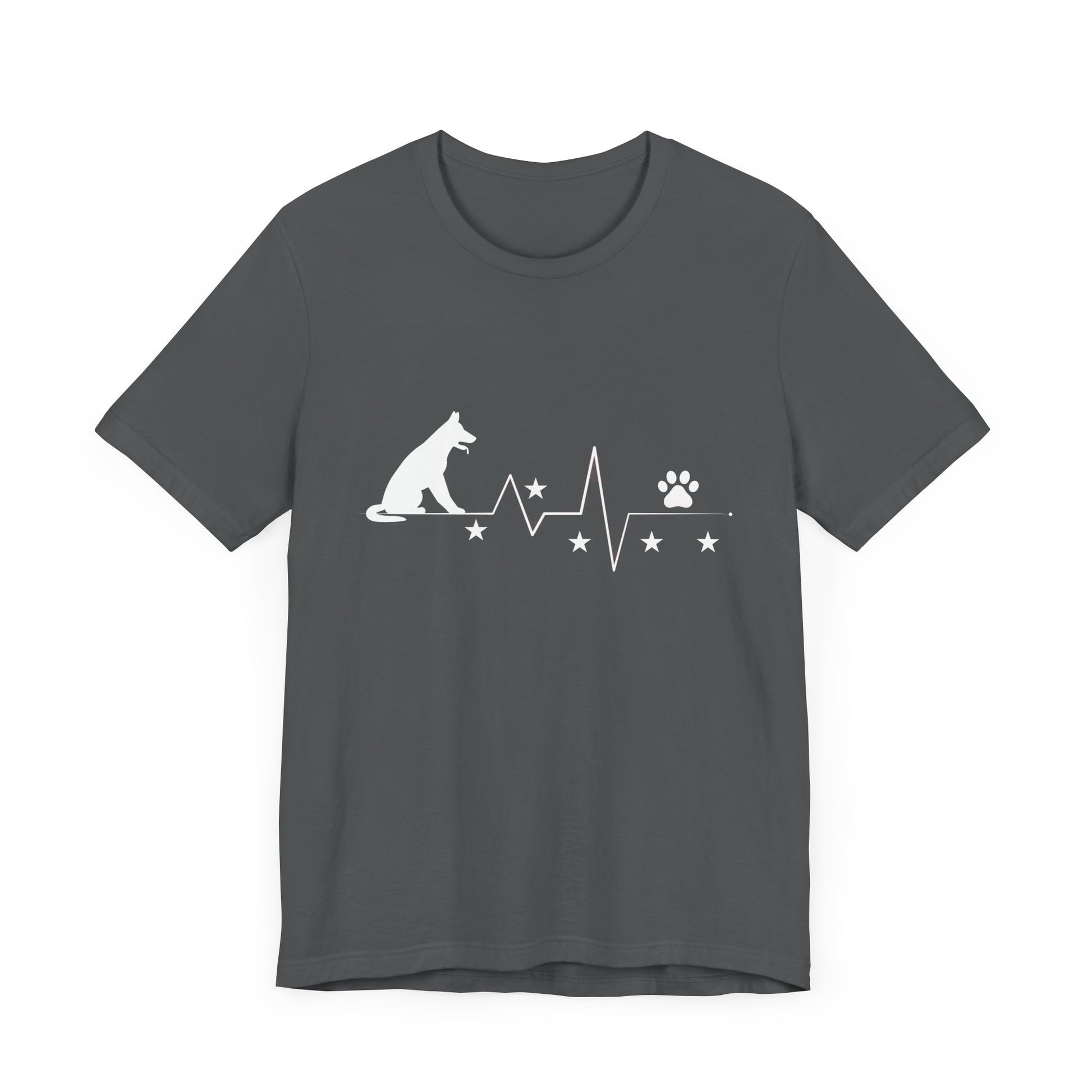Heartbeat of a Dog Unisex Tee - Perfect for Pet Lovers
