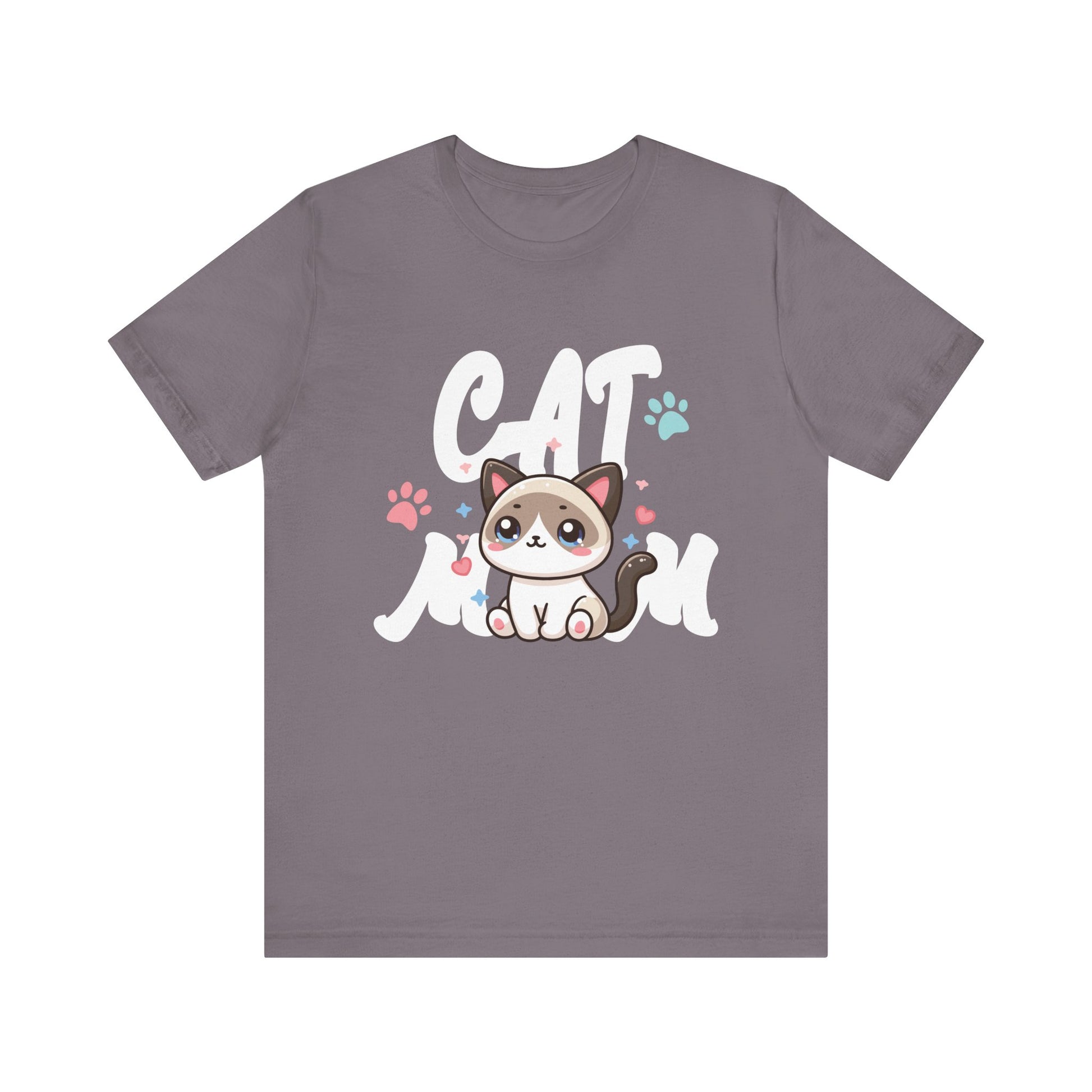 Cat Mom Vintage Distressed Design - Funny Cat Paw - Classic T-Shirt  Unisex Jersey Short Sleeve Tee