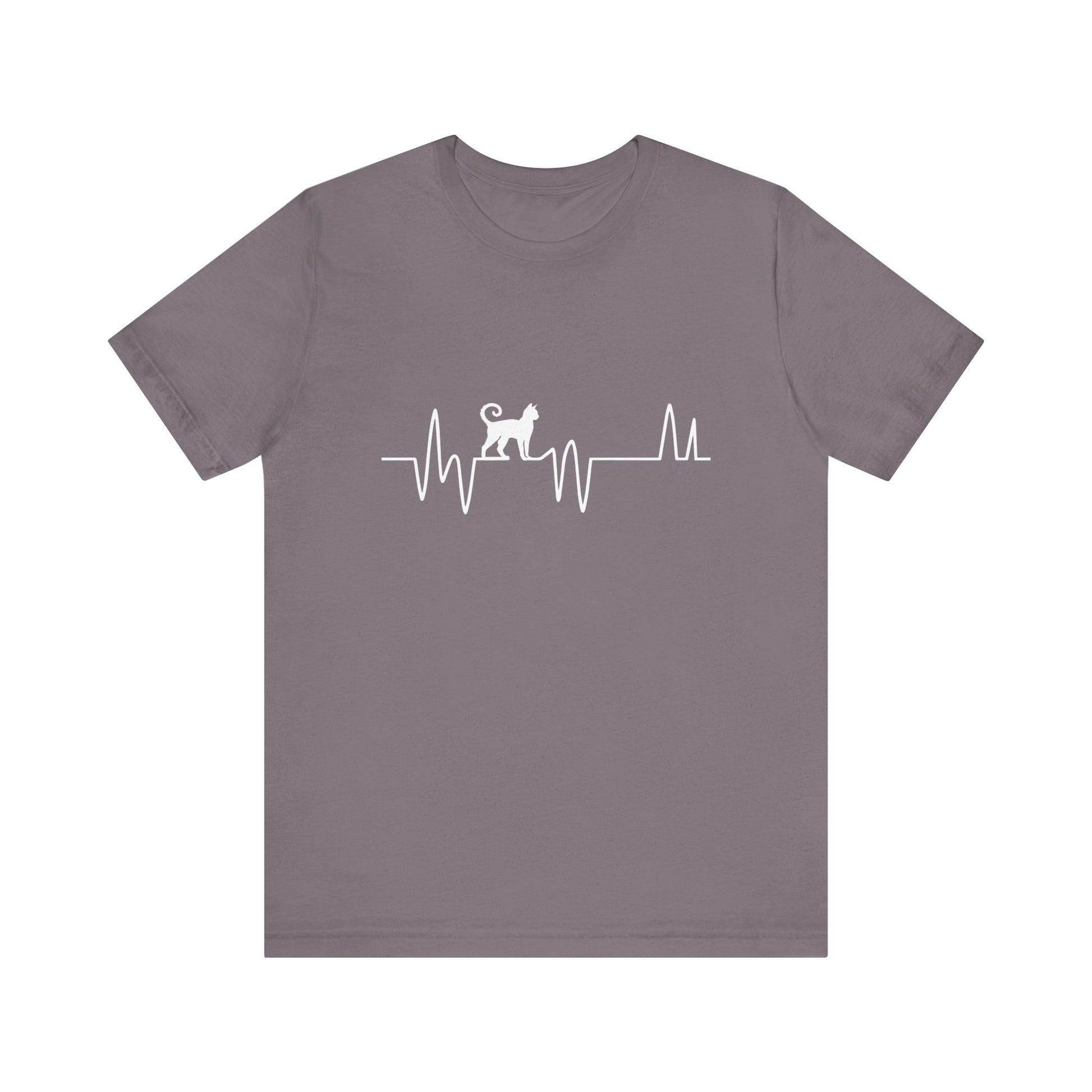 Dog Lover Heartbeat Tee - Unisex Jersey Short Sleeve T-Shirt