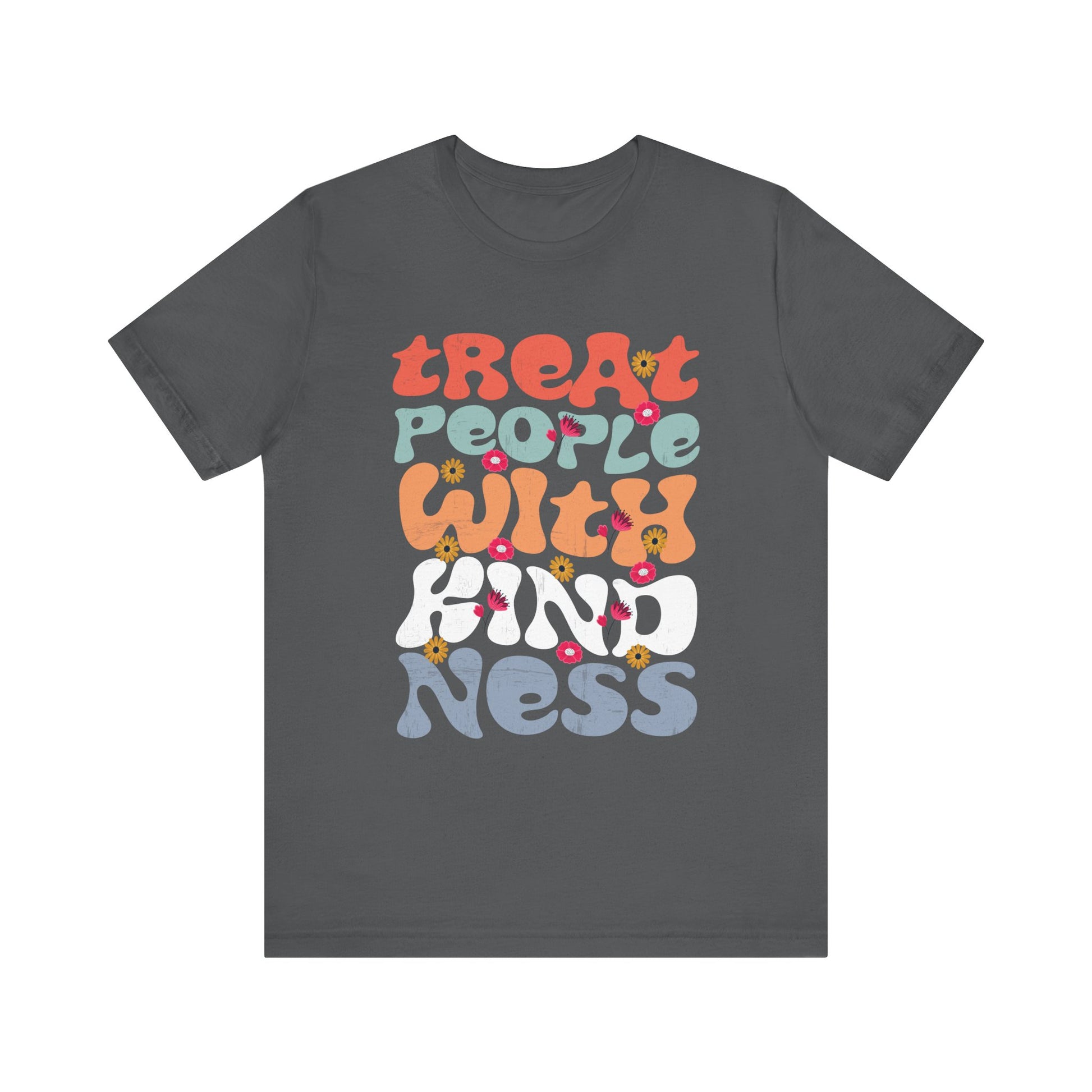 Tie Dye T-Shirt - Treat People With Kindness Hippie TPWK Trendy Unisex Tee