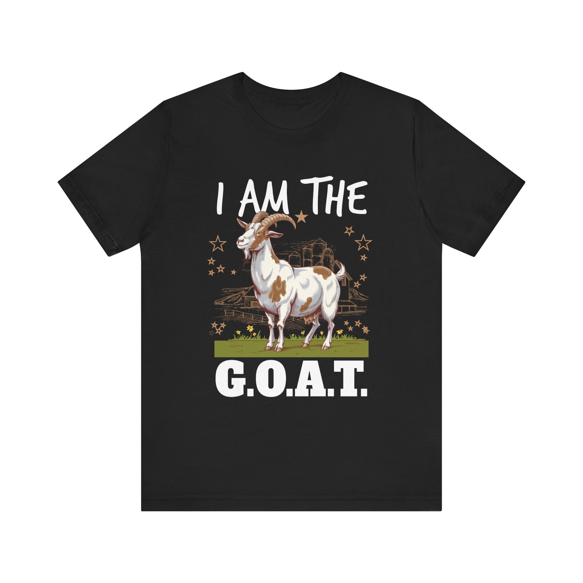 Unisex Goat Tee - I Am The G.O.A.T. T-Shirt, Funny Animal Shirt, Gift for Goat Lovers, Casual Outfit for All Occasions, Birthday Gift