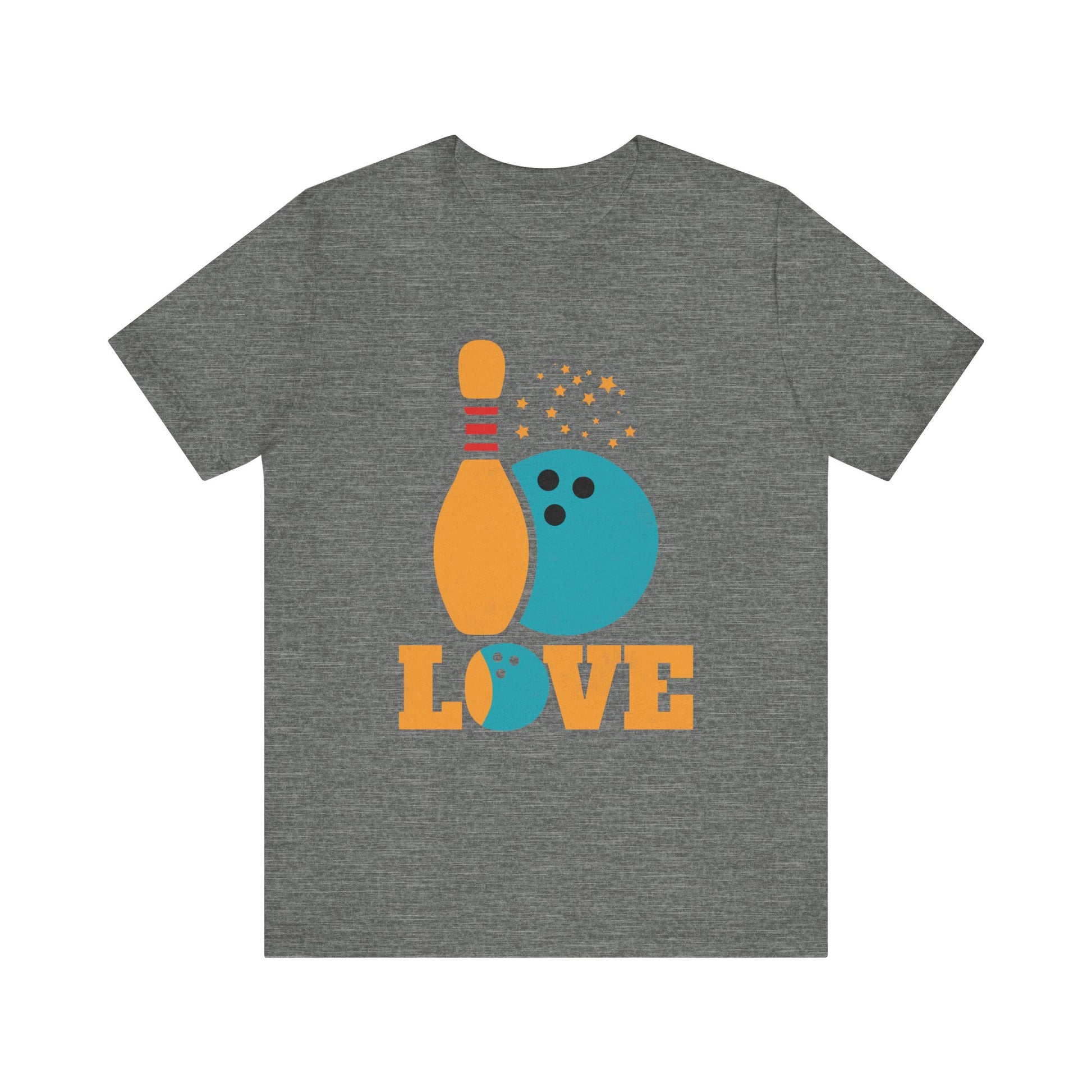 Bowling Love Unisex Jersey Tee - Perfect Gift for Bowlers & Sports Enthusiasts