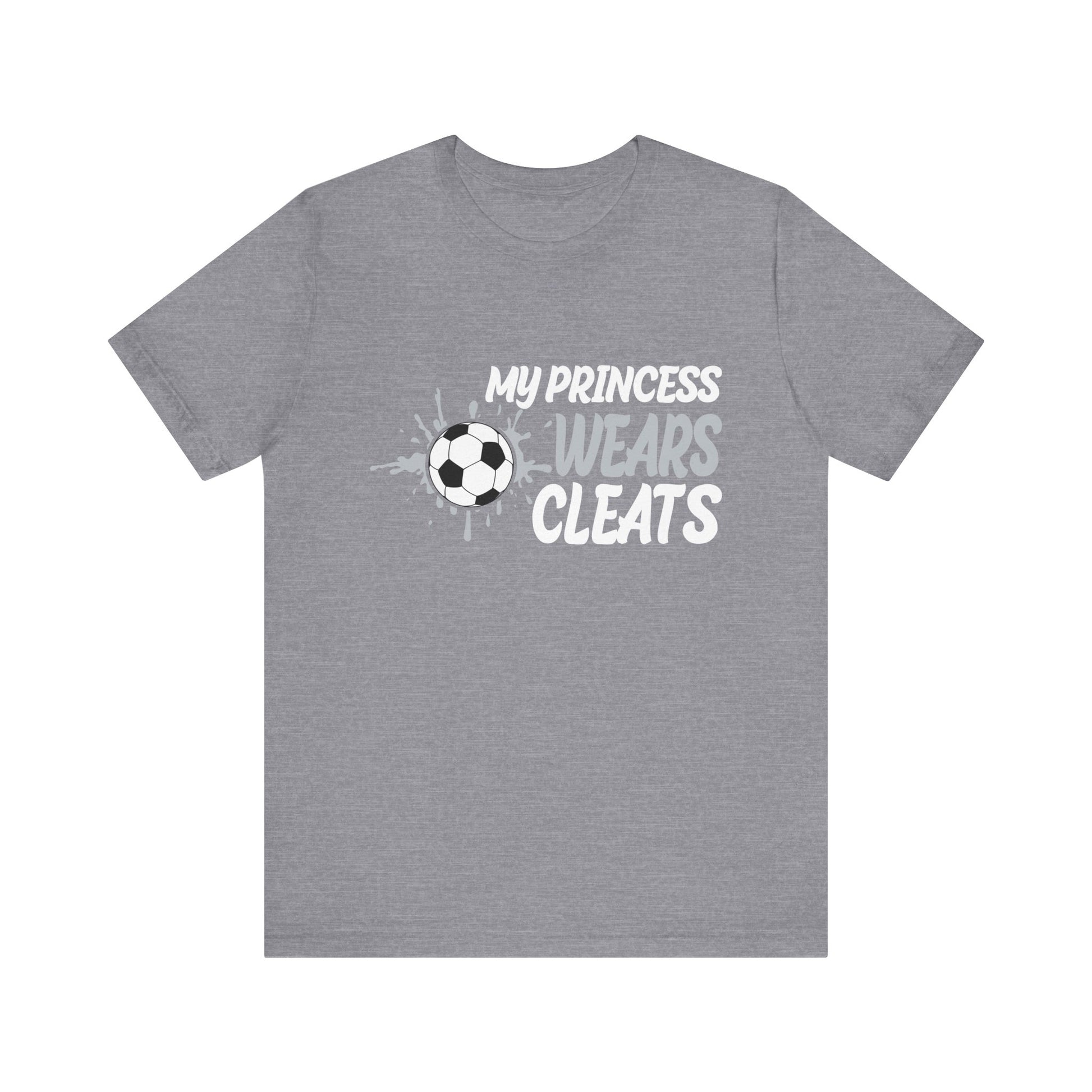 Soccer Princess Tee, Youth Soccer Shirt, Unisex Sports T-Shirt, Cute Sportswear for Girls, Gift for Soccer Fans, Kids Athletic Top