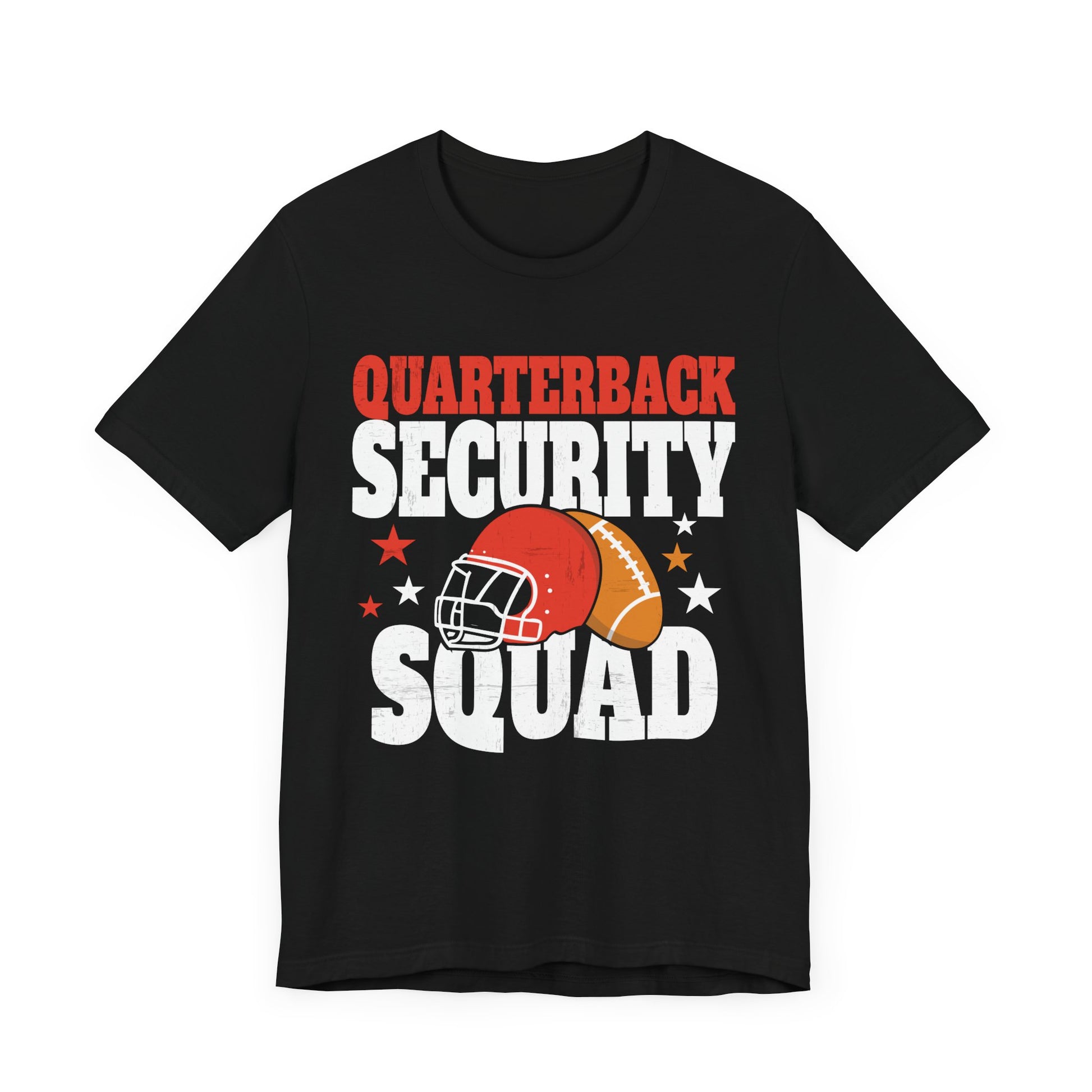 Quarterback Security Squad Football Offensive Line Lineman T-Shirt Unisex Jersey Short Sleeve Tee
