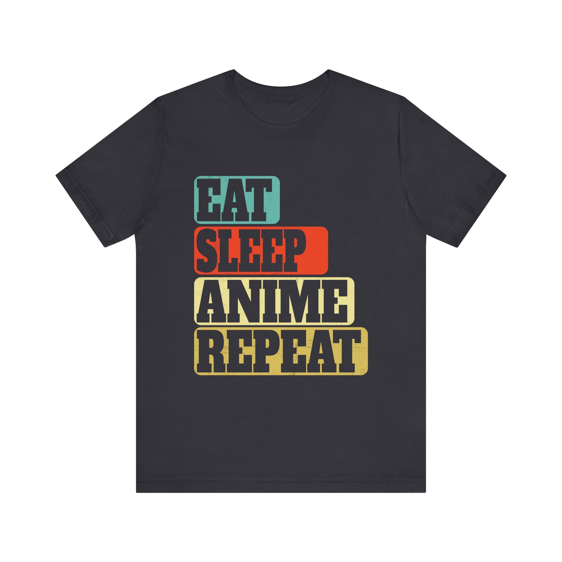 Eat Sleep Anime Repeat Ramen Kawaii Japanese Manga Lovers T-Shirt  Unisex Jersey Short Sleeve Tee