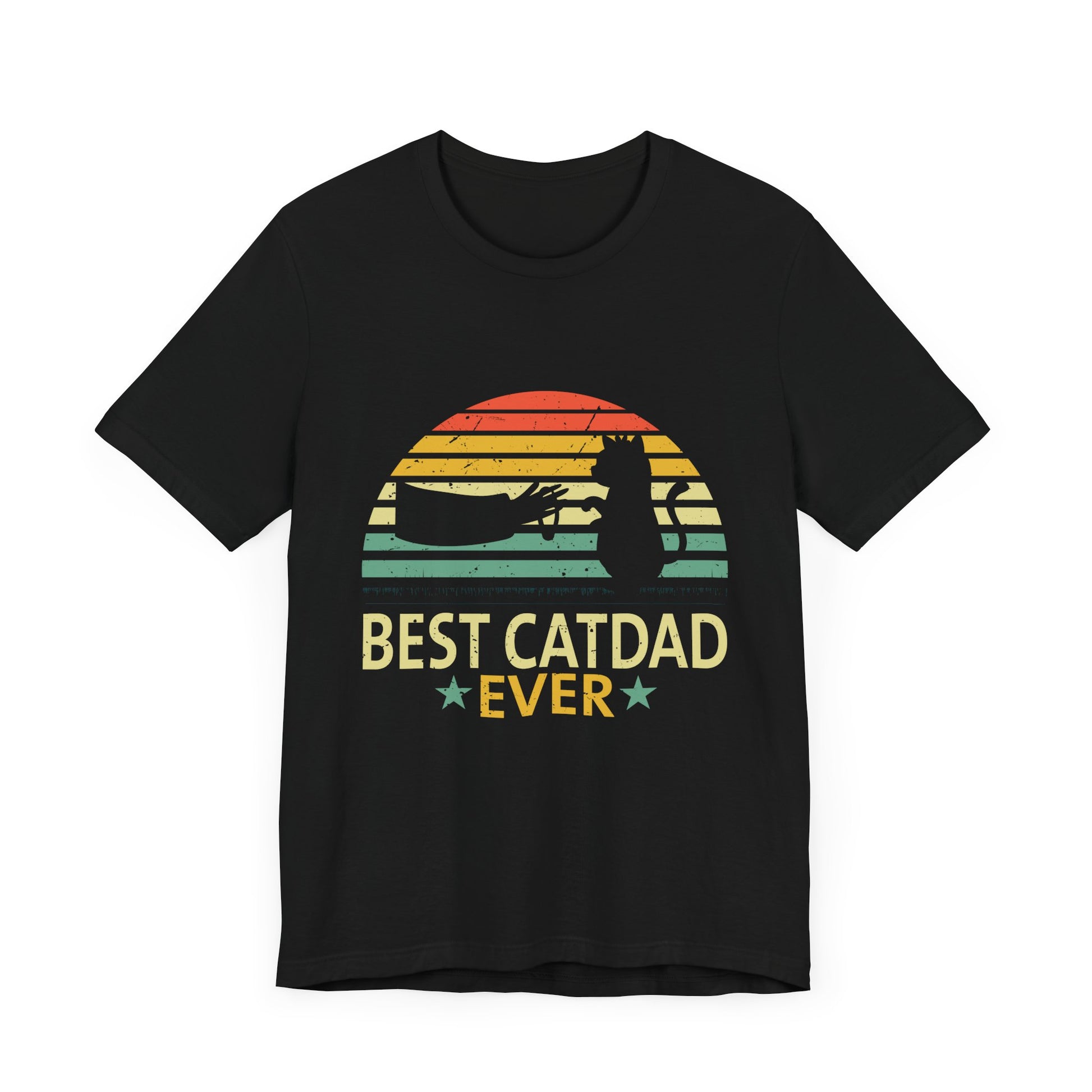 Best Cat Dad Ever Vintage T-Shirt