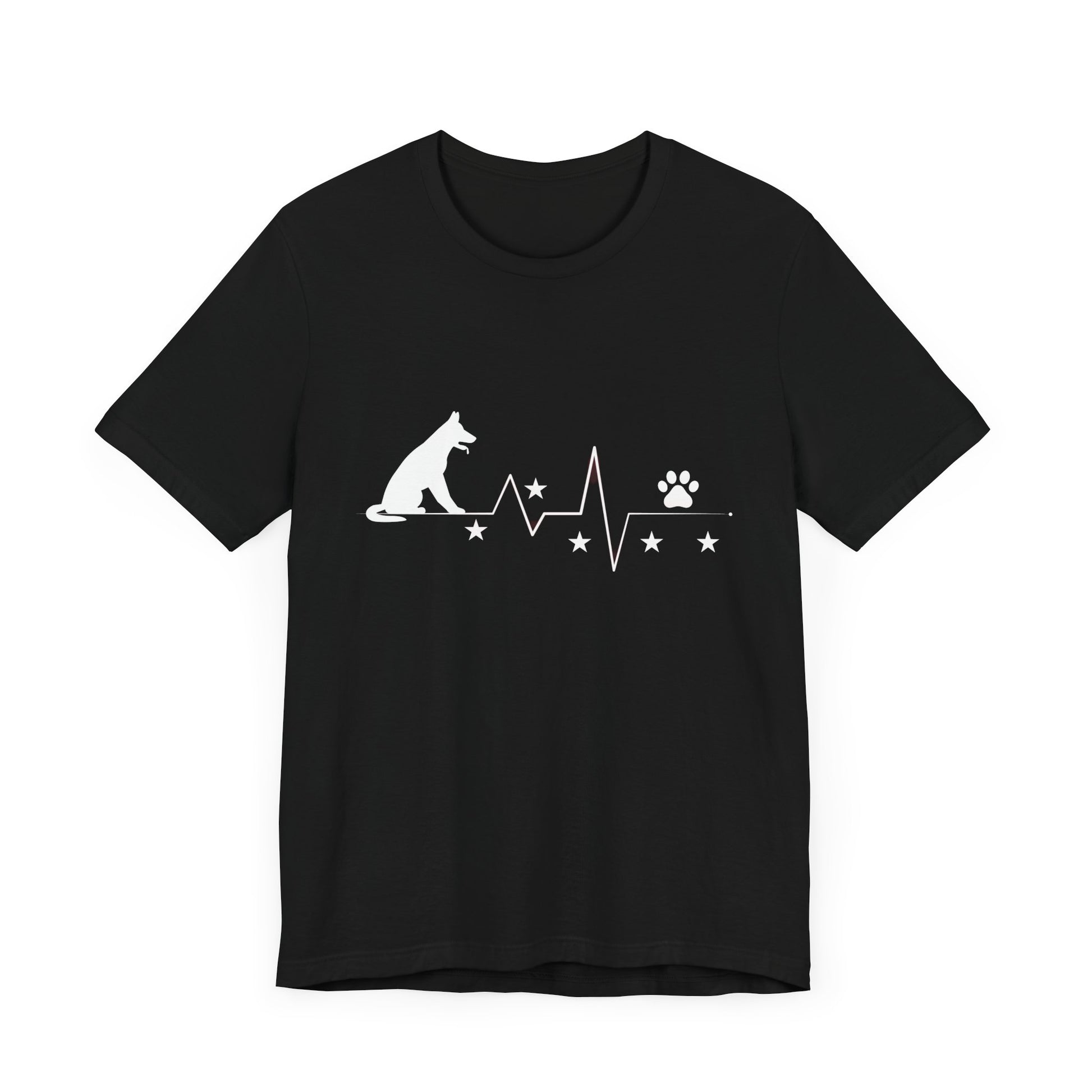 Heartbeat of a Dog Unisex Tee - Perfect for Pet Lovers