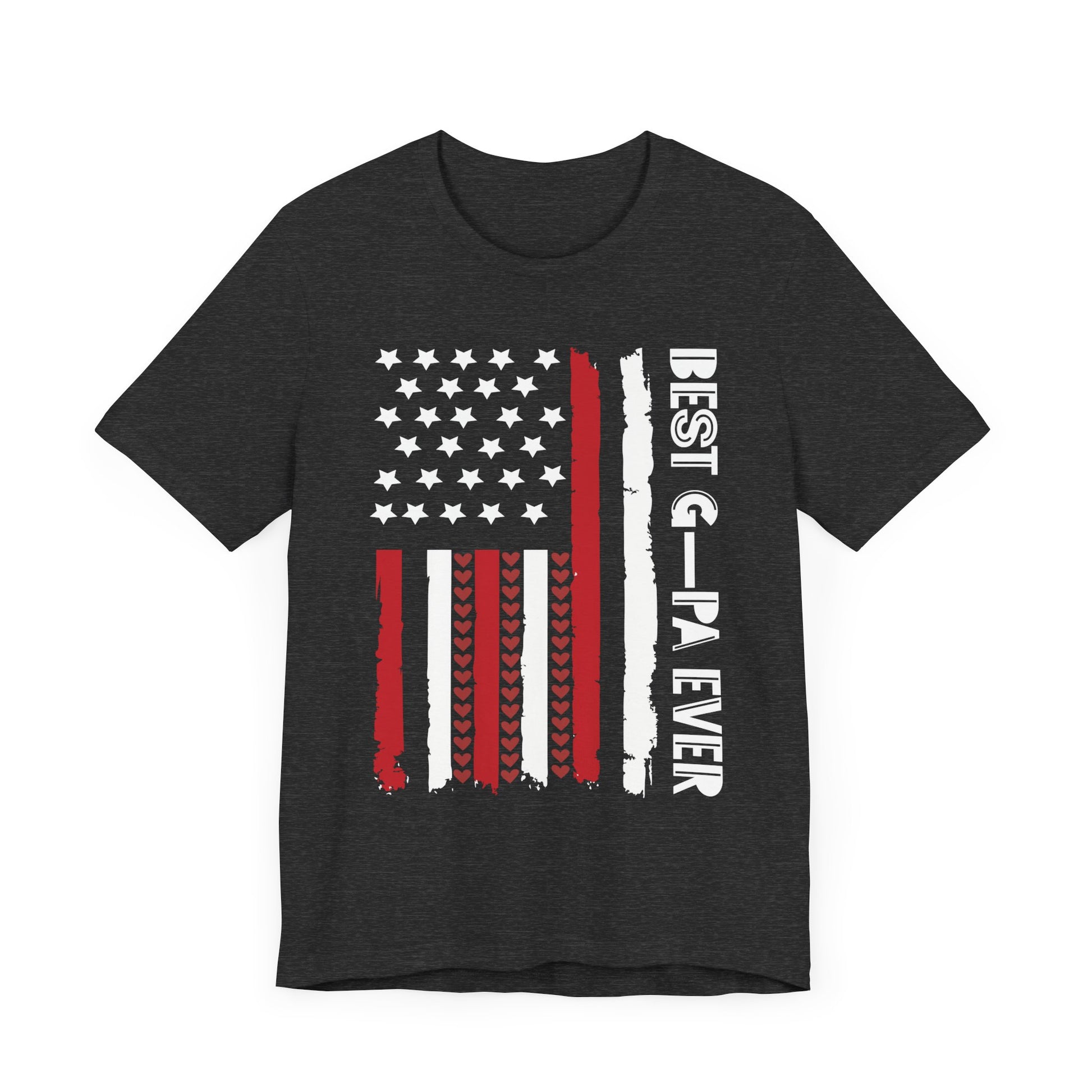 Patriotic Unisex Jersey Tee - 'Best Grandpa Ever' Design