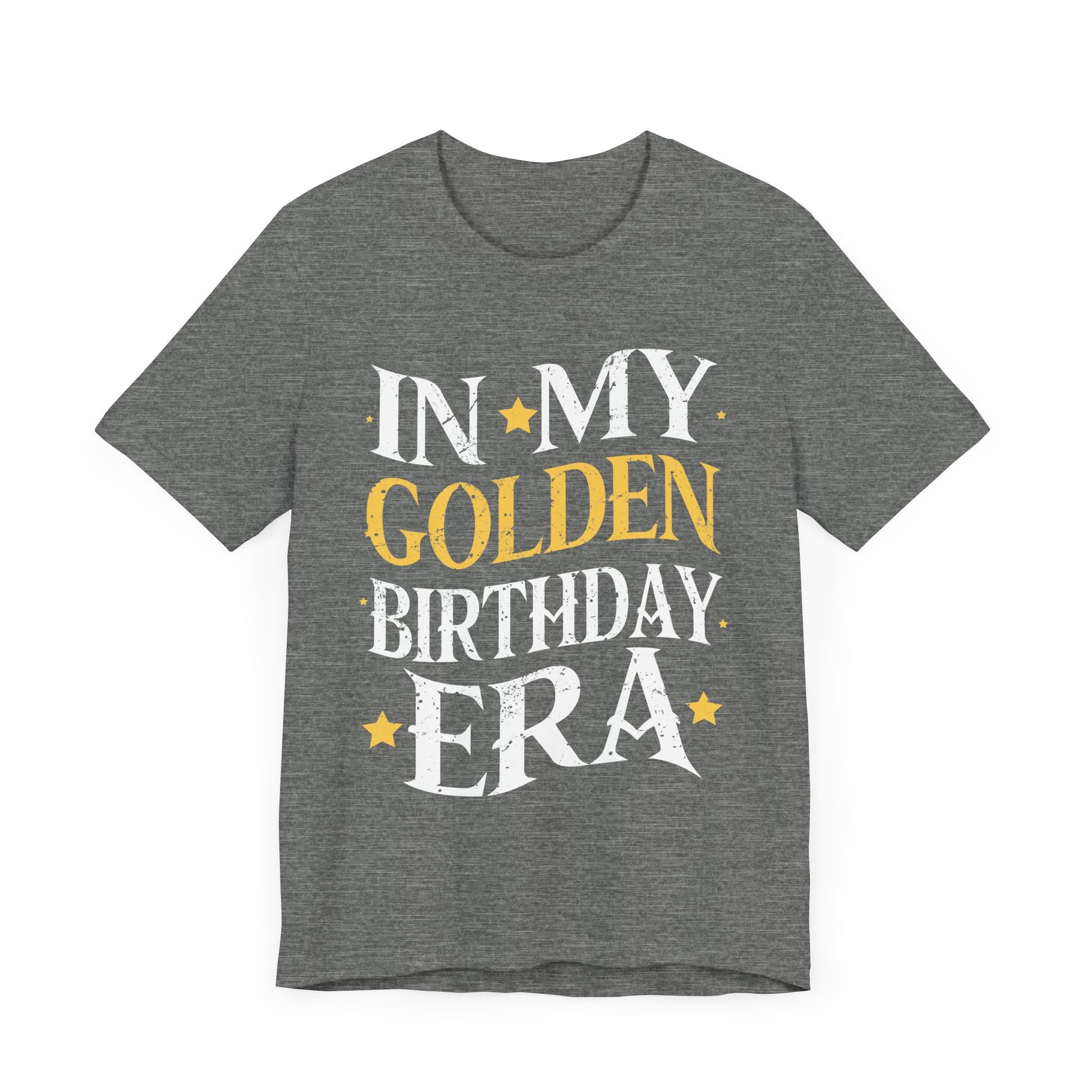 Retro Groovy In My Golden Birthday Era T-Shirt Unisex Jersey Short Sleeve Tee
