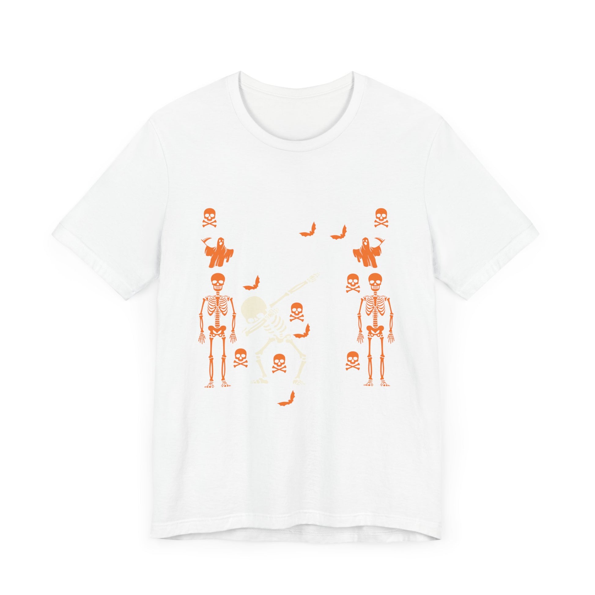Happy To See Your Face Fun Skeletons Back to School Teacher Unisex Jersey Short Sleeve Tee