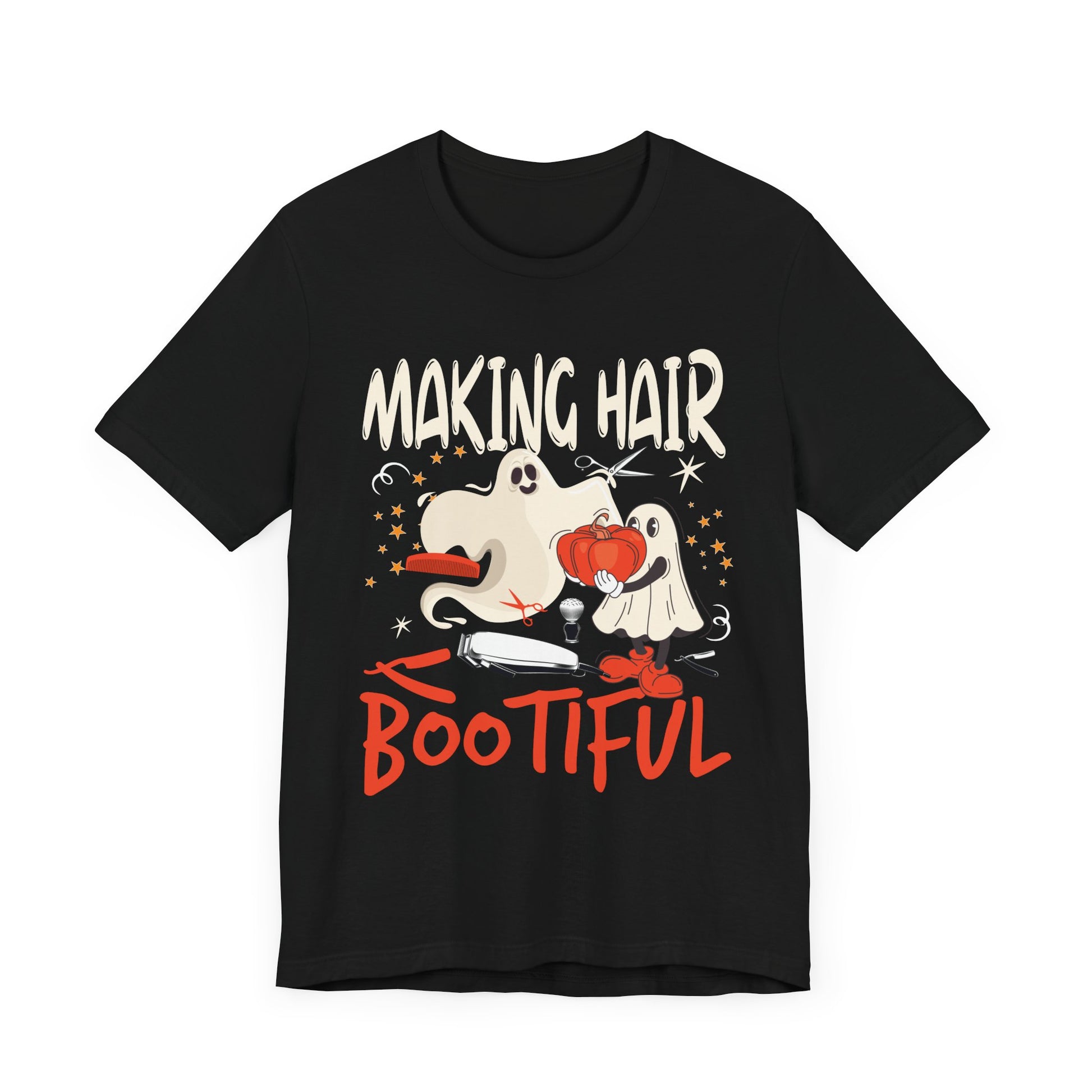 Halloween Ghost 'Making Hair Bootiful' Unisex Tee