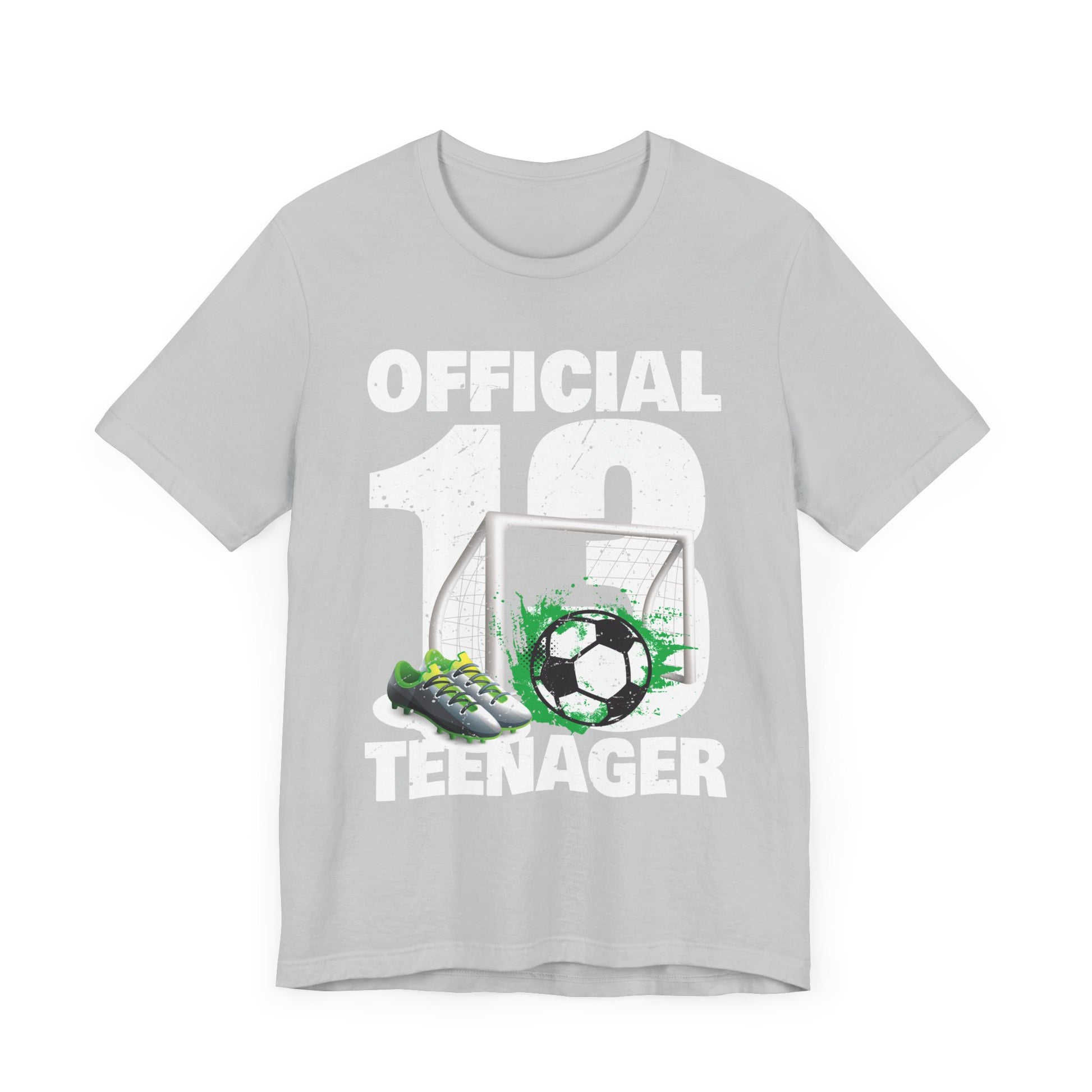 Soccer 13 Year Old Birthday Boy Shirt Official Teenager T-Shirt Unisex Jersey Short Sleeve Tee
