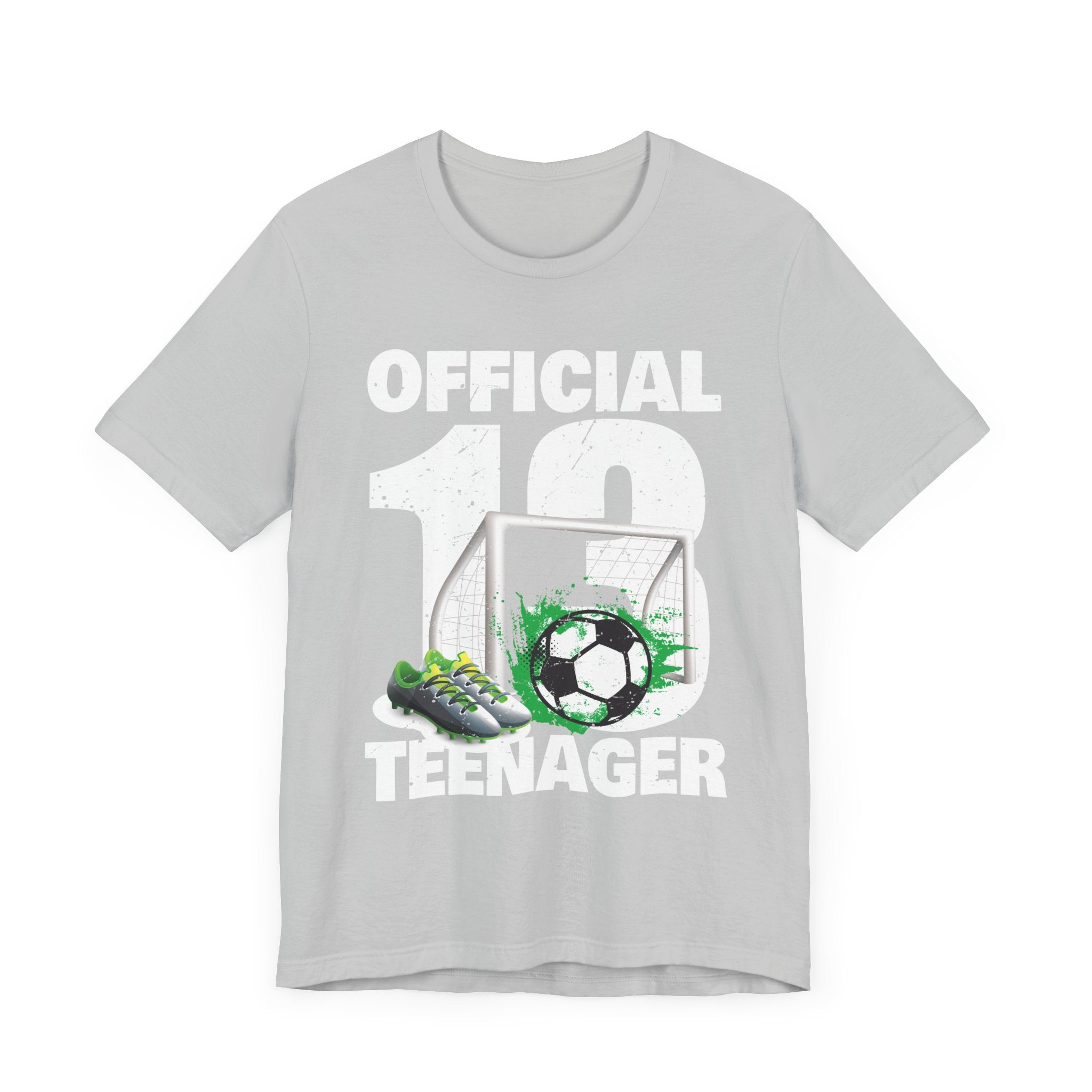 Soccer 13 Year Old Birthday Boy Shirt Official Teenager T-Shirt Unisex Jersey Short Sleeve Tee