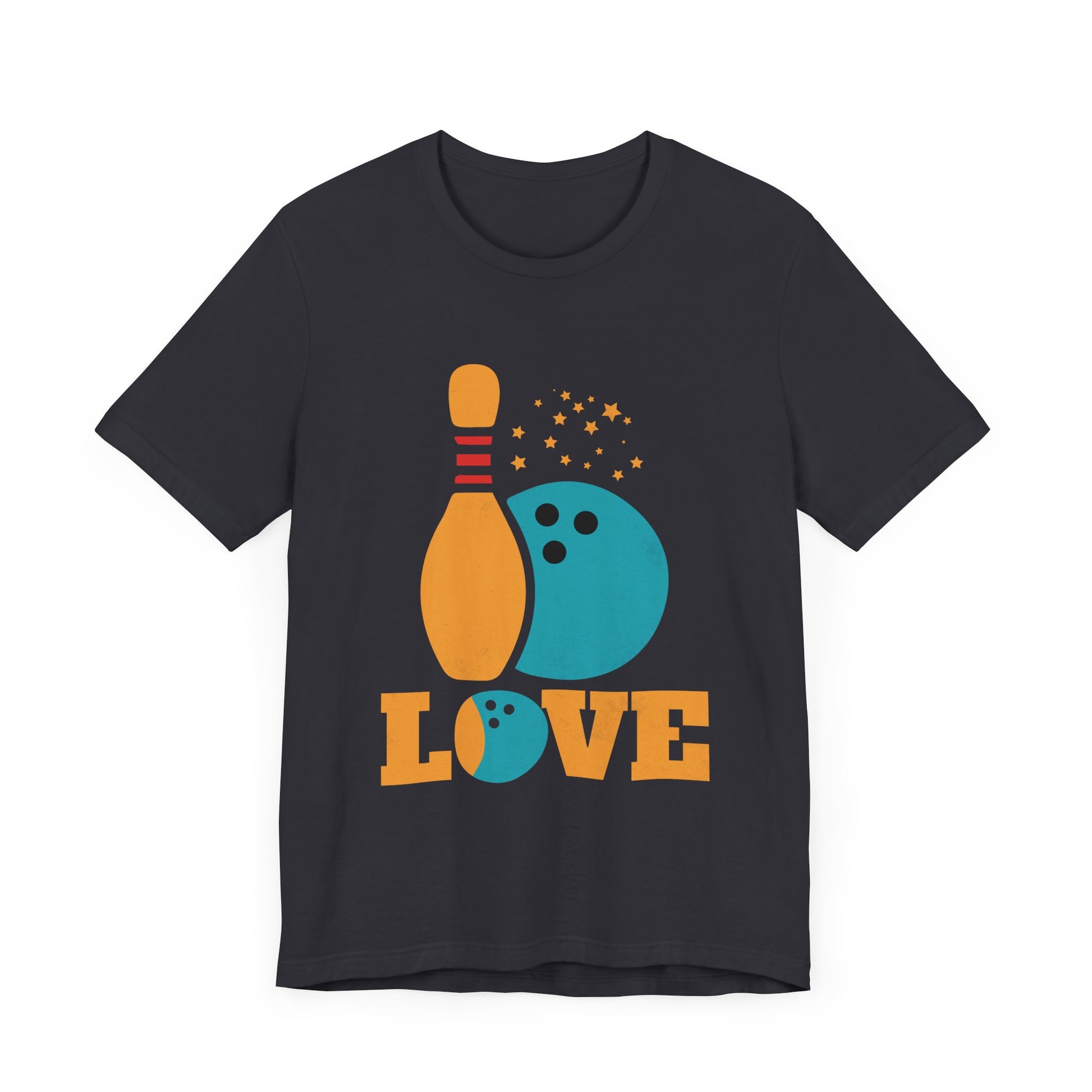 Bowling Love Unisex Jersey Tee - Perfect Gift for Bowlers & Sports Enthusiasts