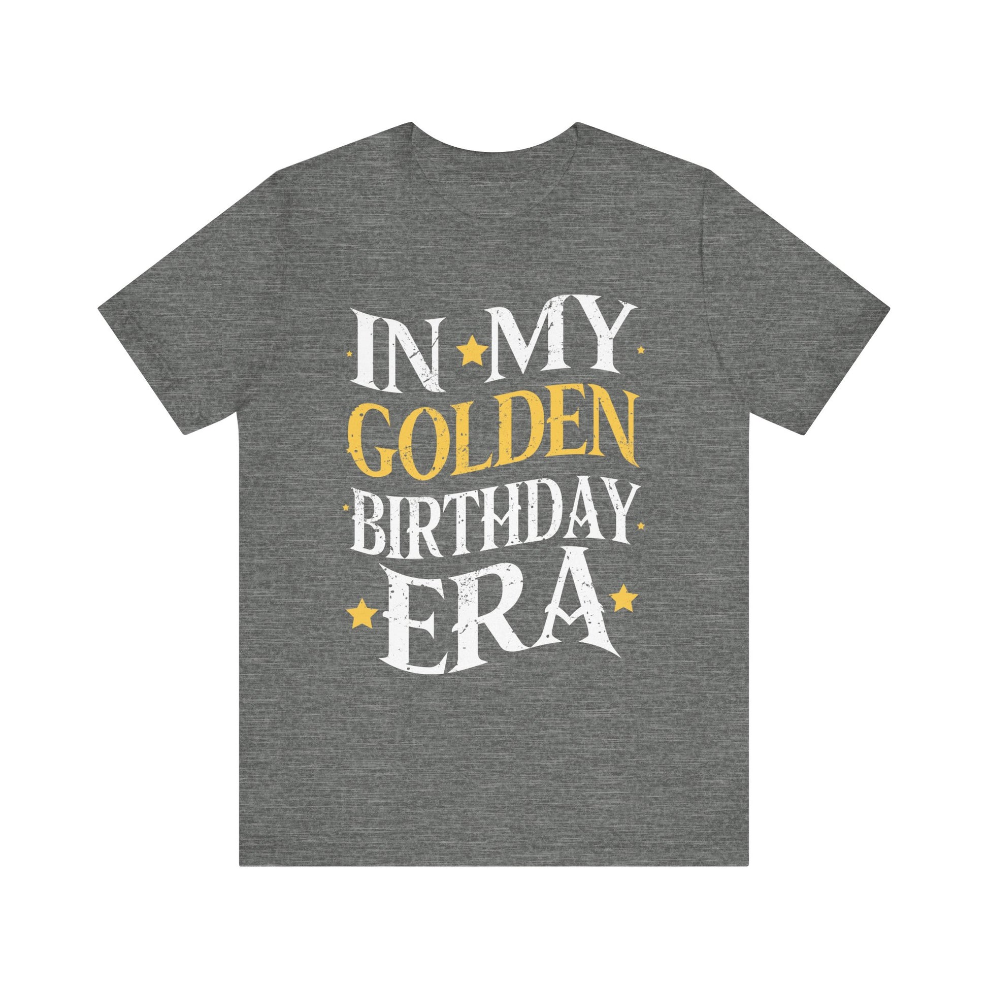 Retro Groovy In My Golden Birthday Era T-Shirt Unisex Jersey Short Sleeve Tee