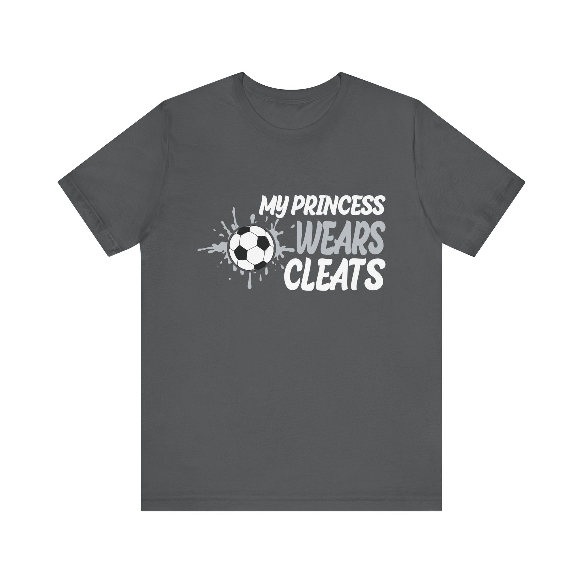 Soccer Princess Tee, Youth Soccer Shirt, Unisex Sports T-Shirt, Cute Sportswear for Girls, Gift for Soccer Fans, Kids Athletic Top