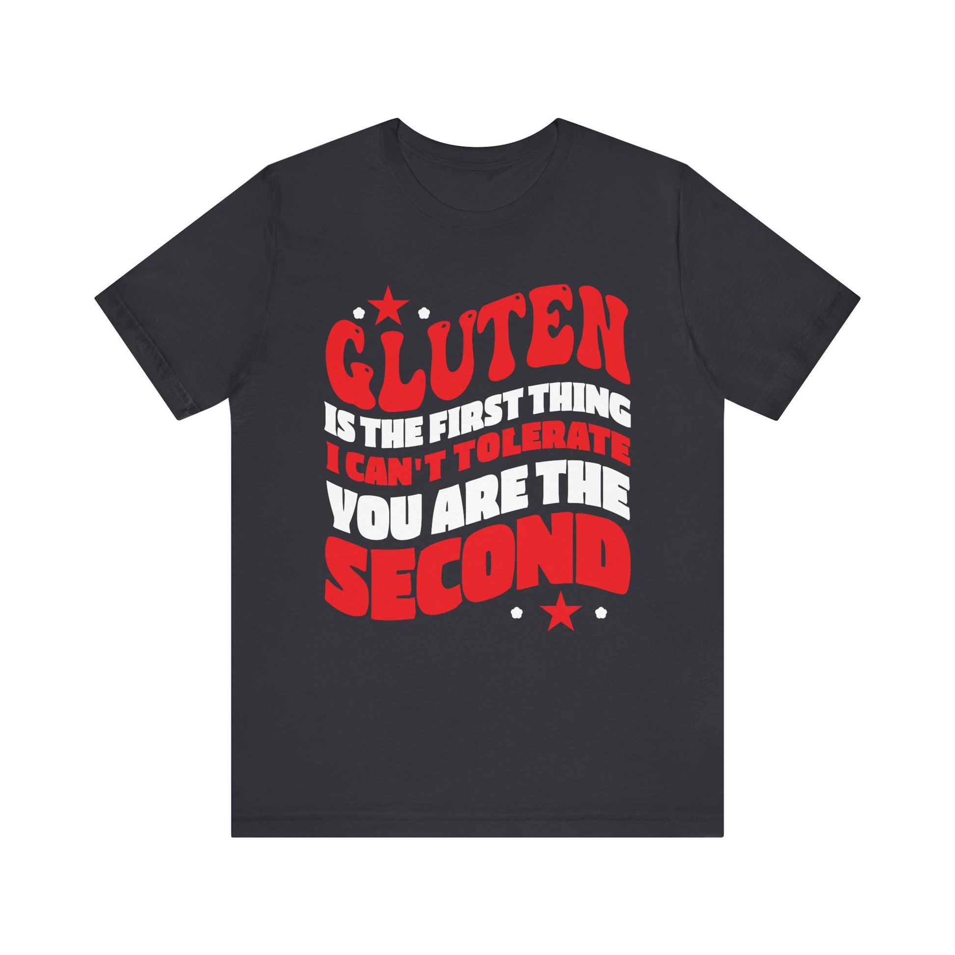 Gluten Tolerance Unisex Jersey Short Sleeve Tee - Fun Gluten-Free Humor for Celiac Awareness