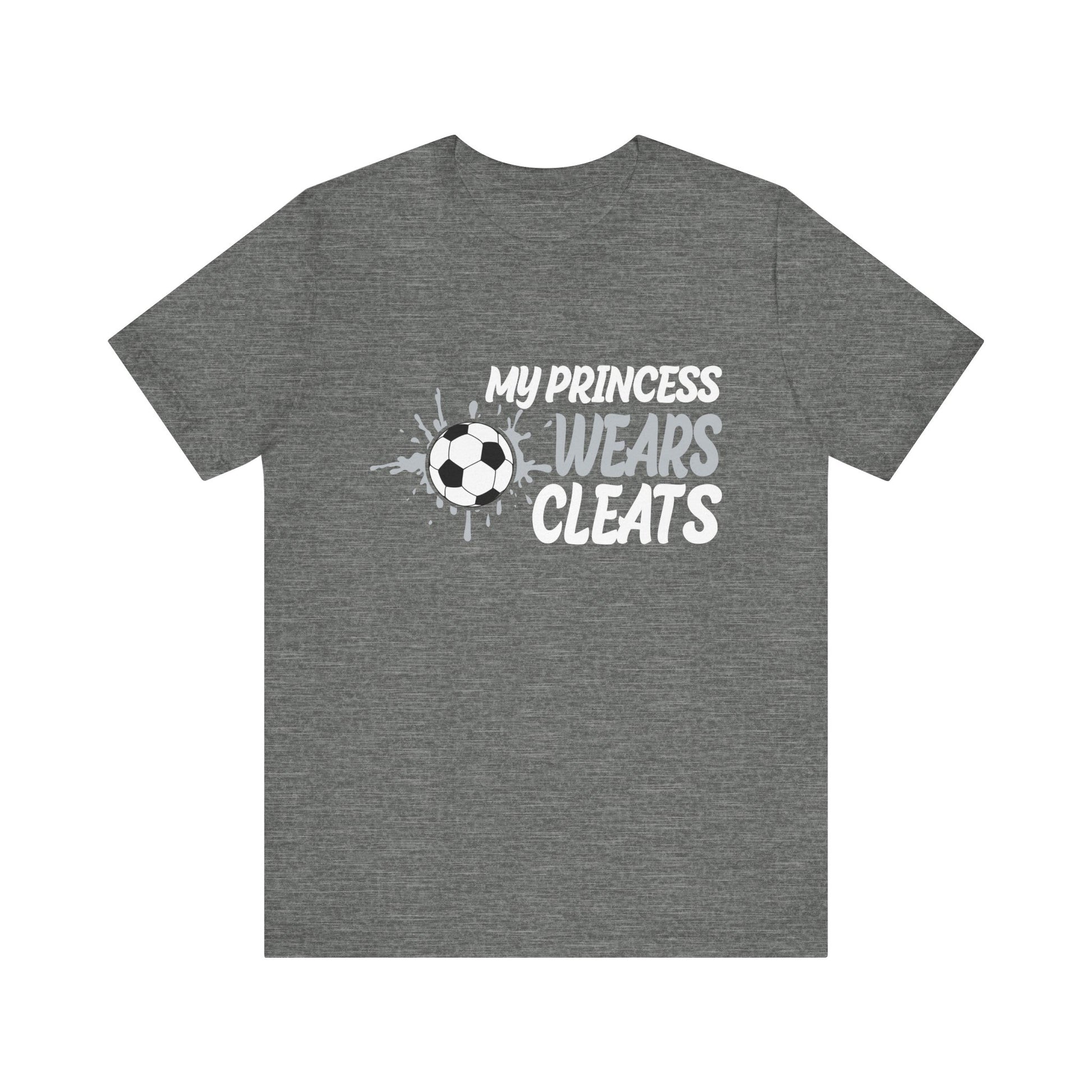 Soccer Princess Tee, Youth Soccer Shirt, Unisex Sports T-Shirt, Cute Sportswear for Girls, Gift for Soccer Fans, Kids Athletic Top