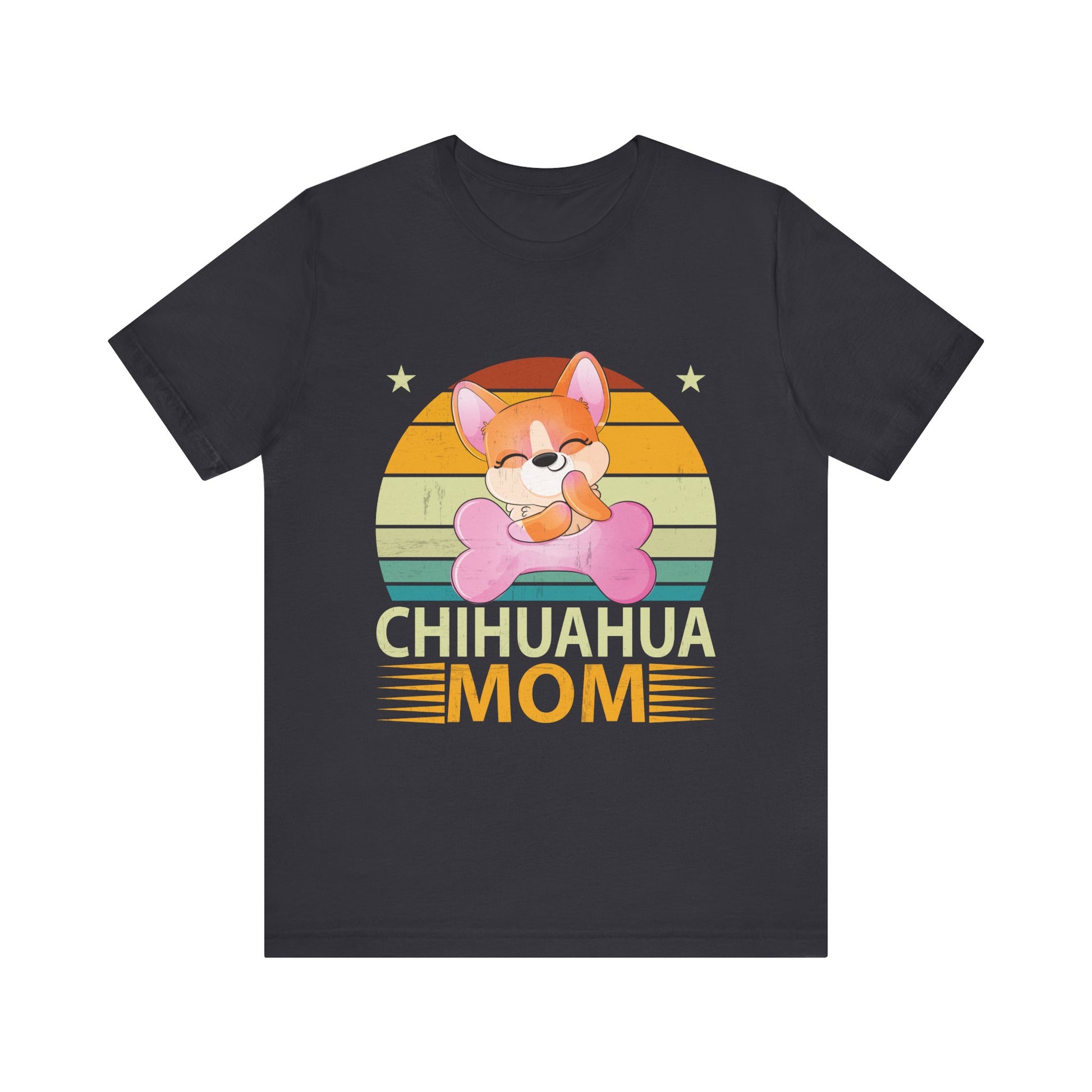 Chihuahua Mom T-Shirt, Funny Dog Lover Gift, Pet Owner Apparel, Casual Wear, Dog Mom Tee, Birthday Gift for Her, Animal Lover Shirt