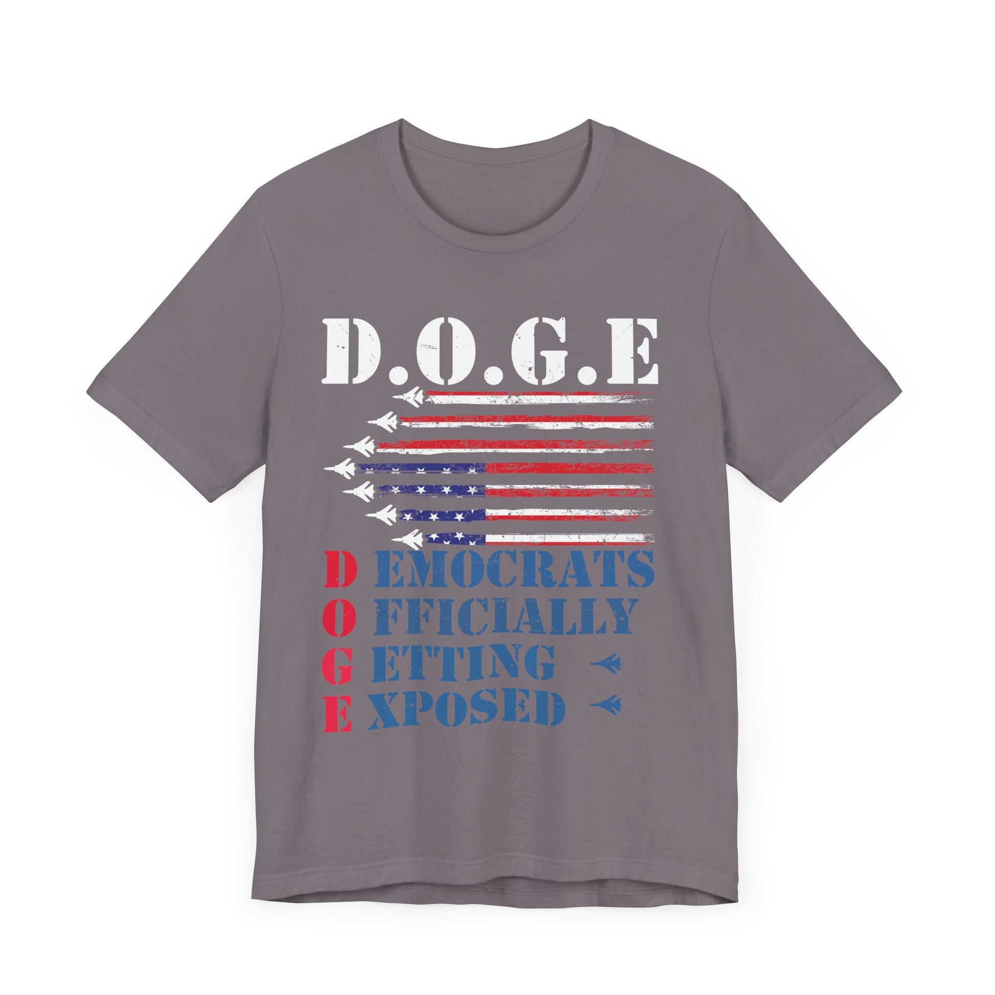 D.O.G.E. Exposed Unisex Jersey Tee - Patriotic Statement Shirt