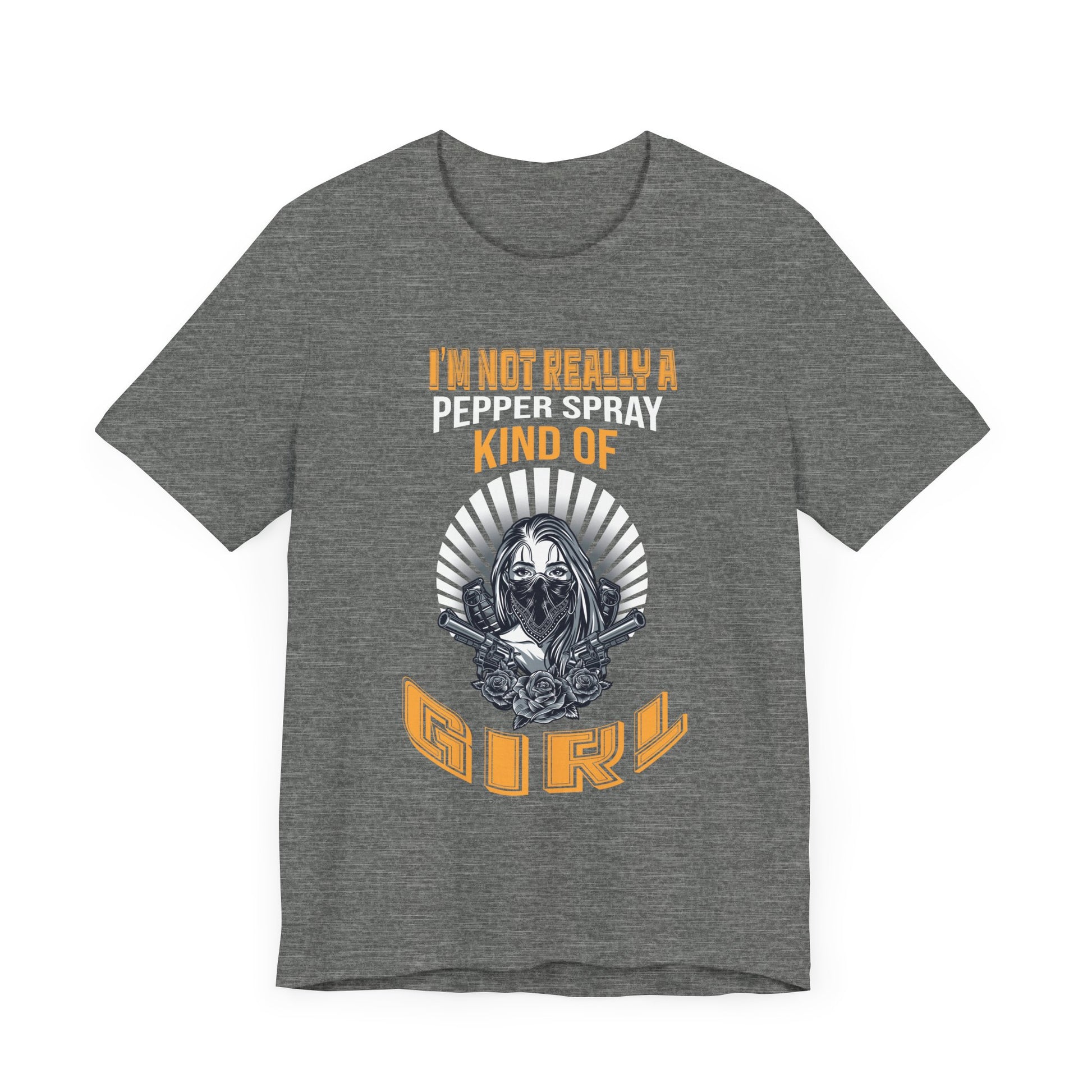 Gun Owner Girl Shirt Pepper Spray 2nd Amendment Gift T-Shirt Unisex Jersey Short Sleeve Tee