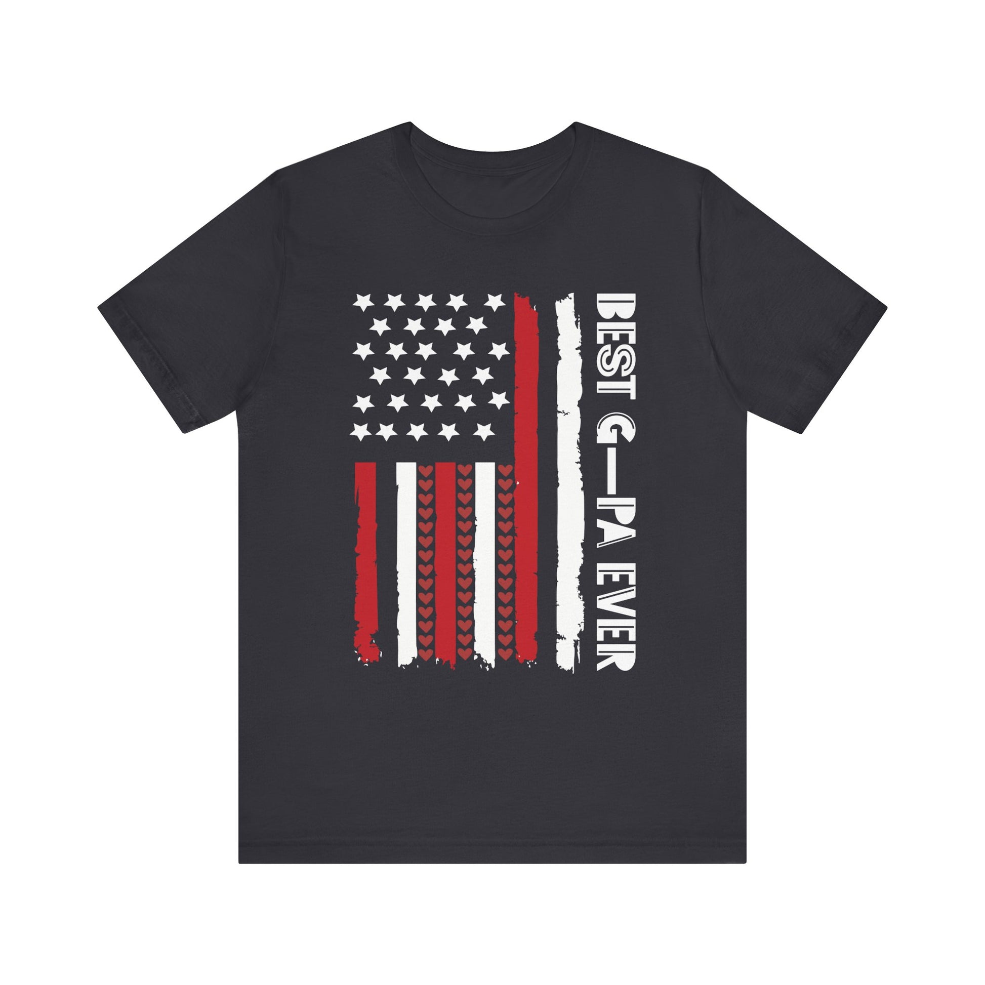 Patriotic Unisex Jersey Tee - 'Best Grandpa Ever' Design