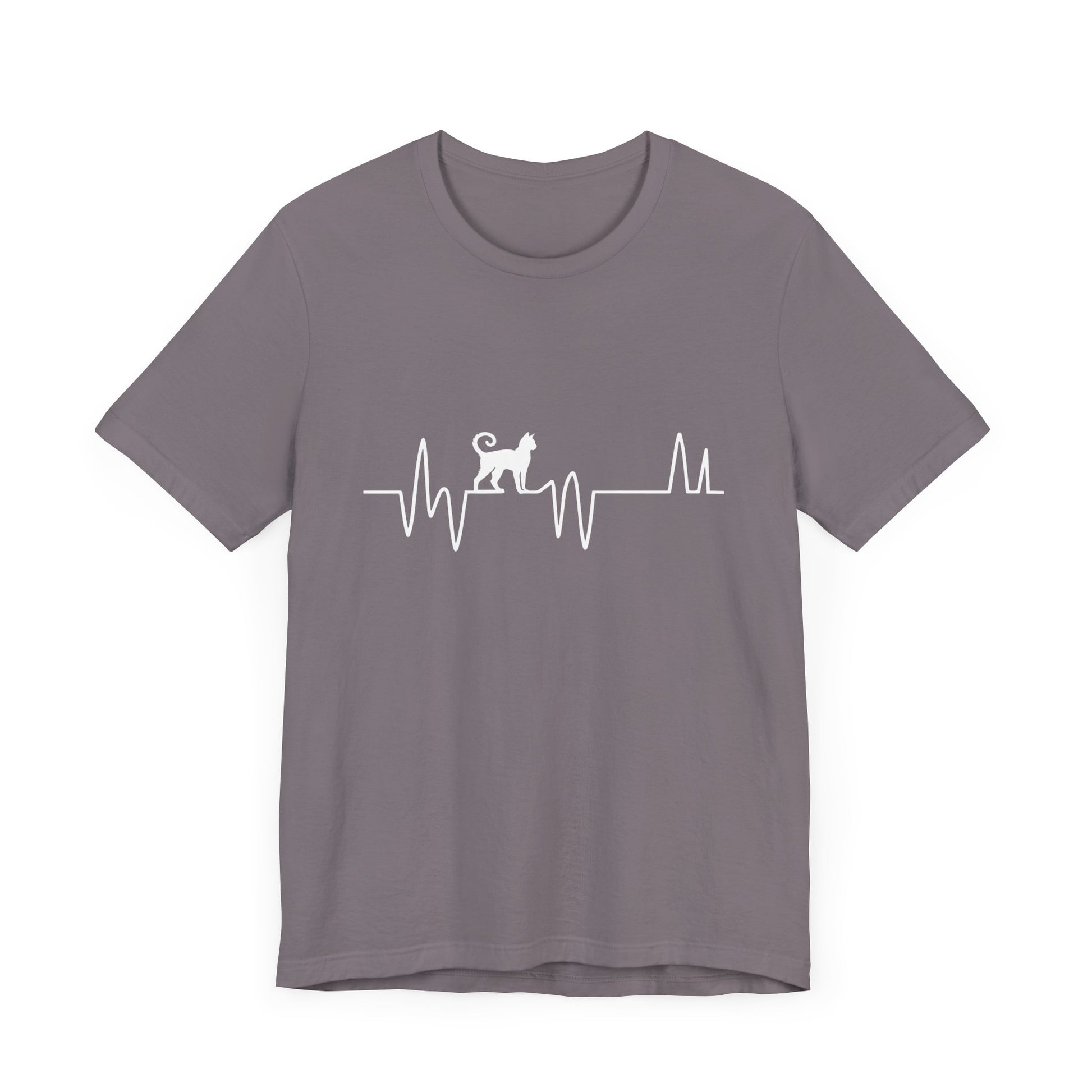 Dog Lover Heartbeat Tee - Unisex Jersey Short Sleeve T-Shirt