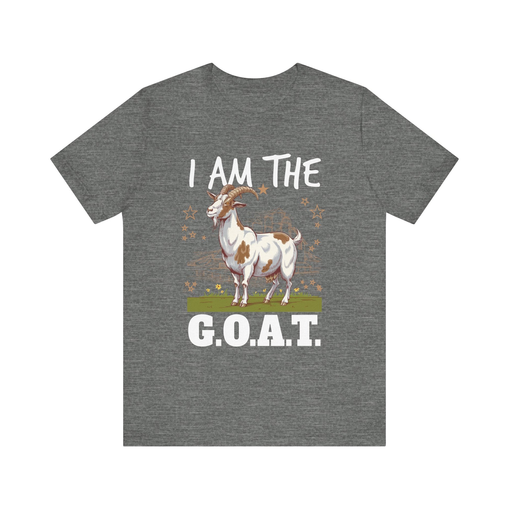 Unisex Goat Tee - I Am The G.O.A.T. T-Shirt, Funny Animal Shirt, Gift for Goat Lovers, Casual Outfit for All Occasions, Birthday Gift