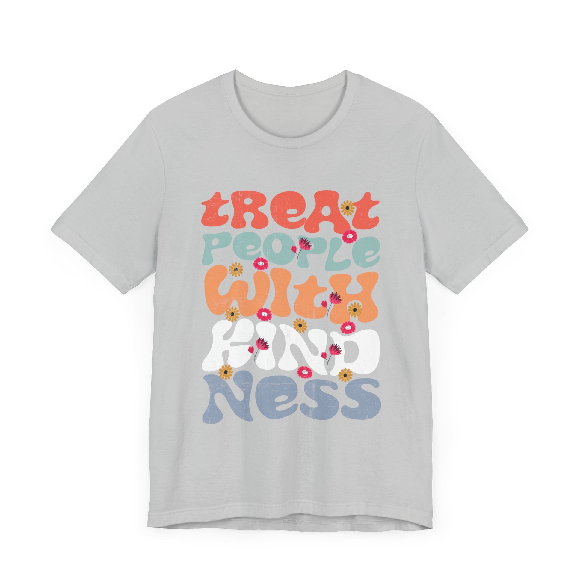 Tie Dye T-Shirt - Treat People With Kindness Hippie TPWK Trendy Unisex Tee