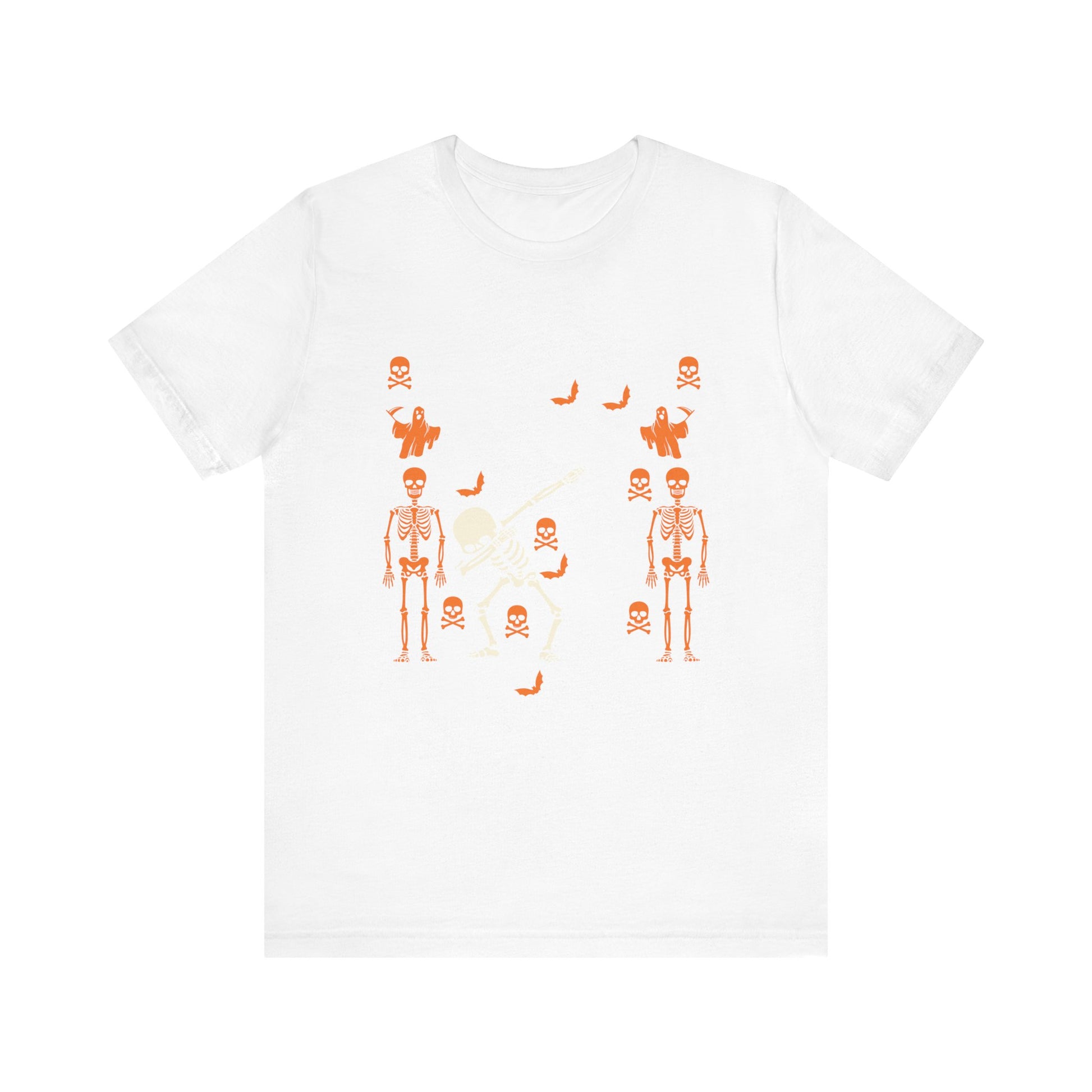 Happy To See Your Face Fun Skeletons Back to School Teacher Unisex Jersey Short Sleeve Tee