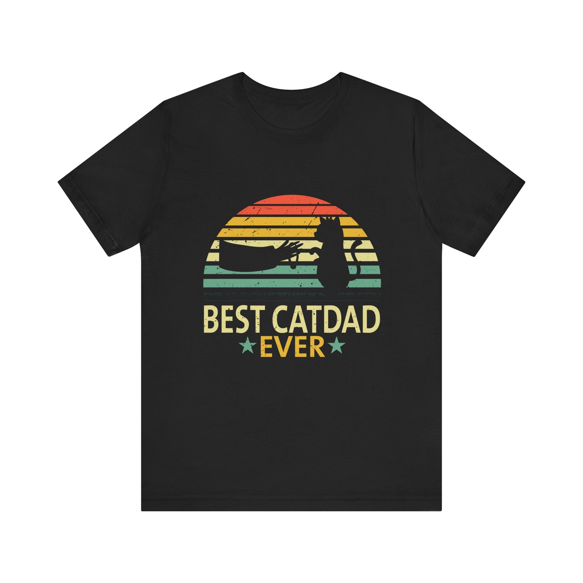 Best Cat Dad Ever Vintage T-Shirt