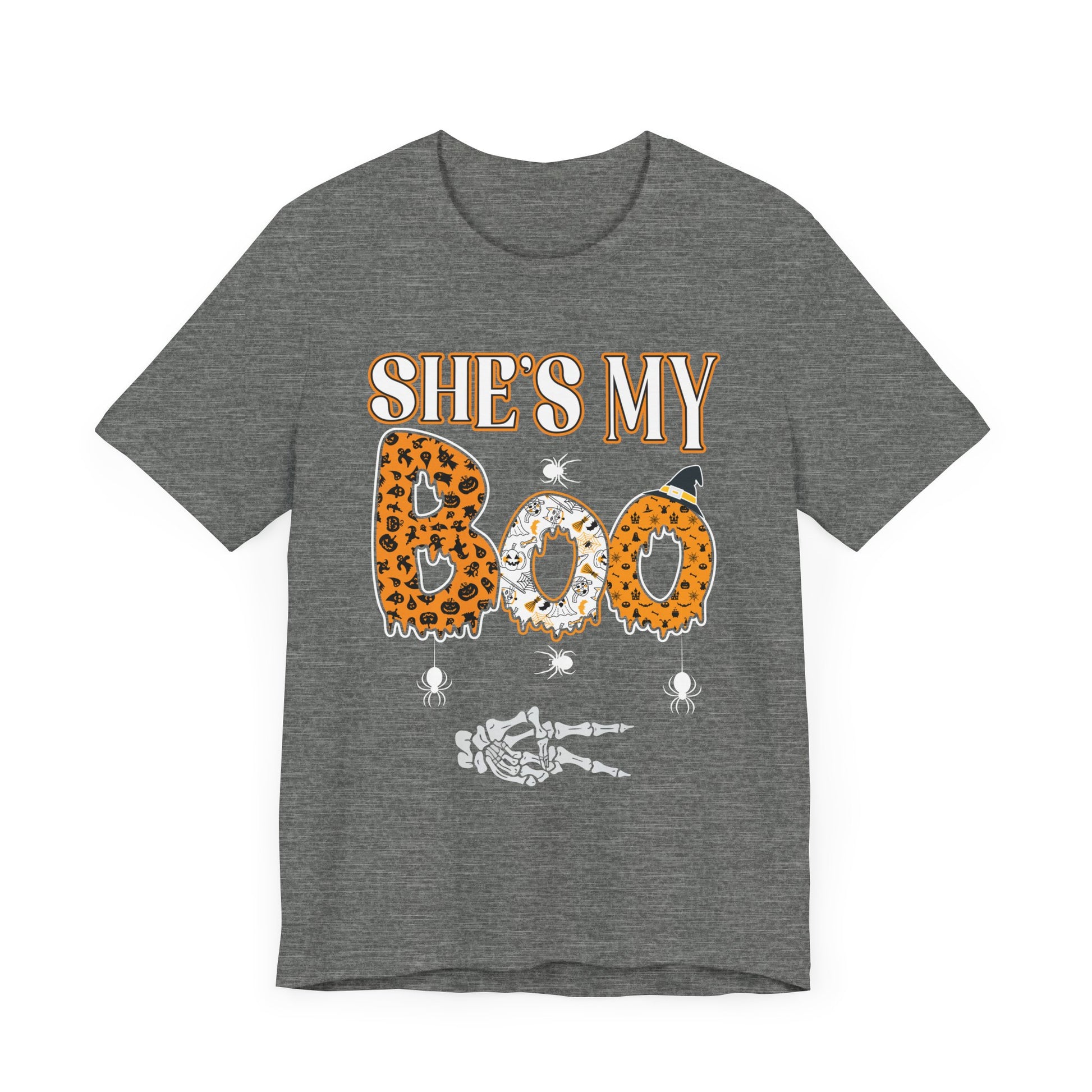 She's My Boo Halloween Tee - Unisex Jersey Short Sleeve T-Shirt
