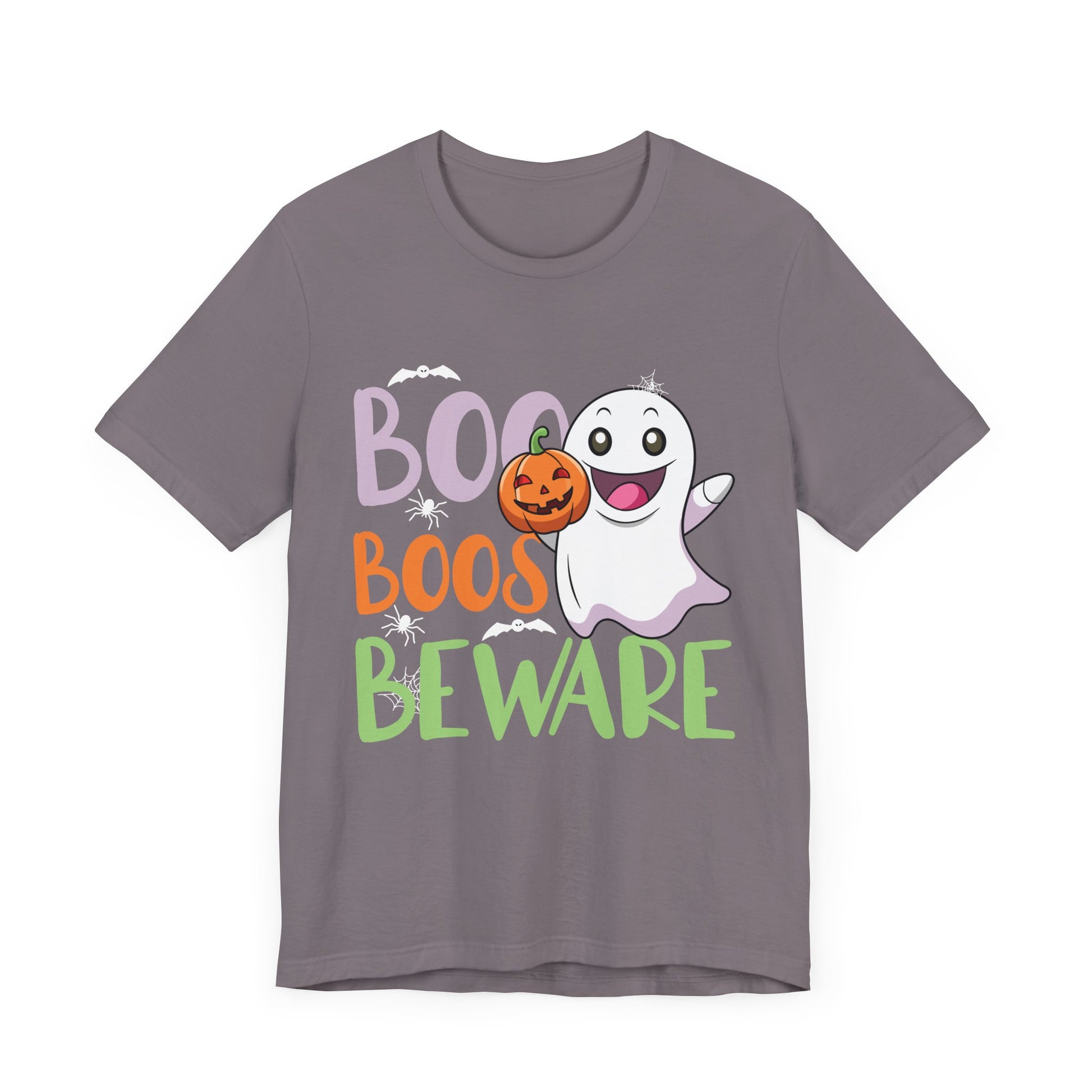 Halloween Ghost Short Sleeve Tee - "Boo Boo Beware"
