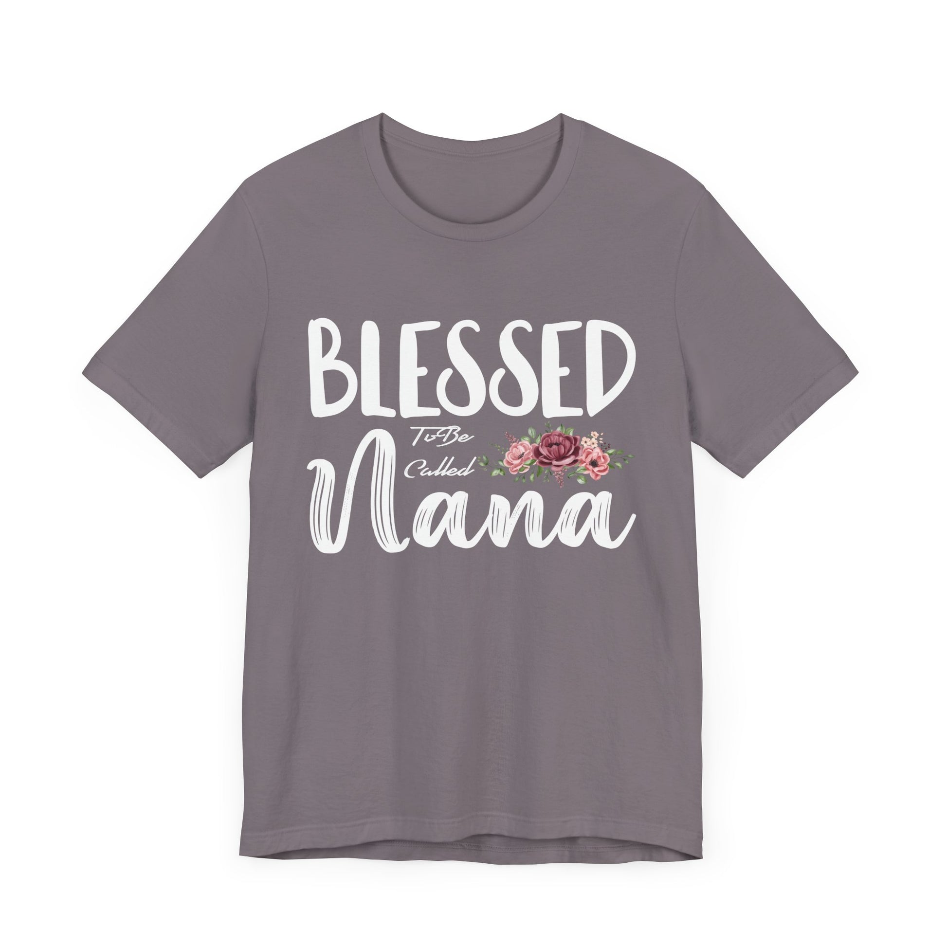 Blessed To Be Nana Women Grandma Mother_s Day Christmas Unisex Jersey Short Sleeve Tee - Perfect Gift for Grandmothers