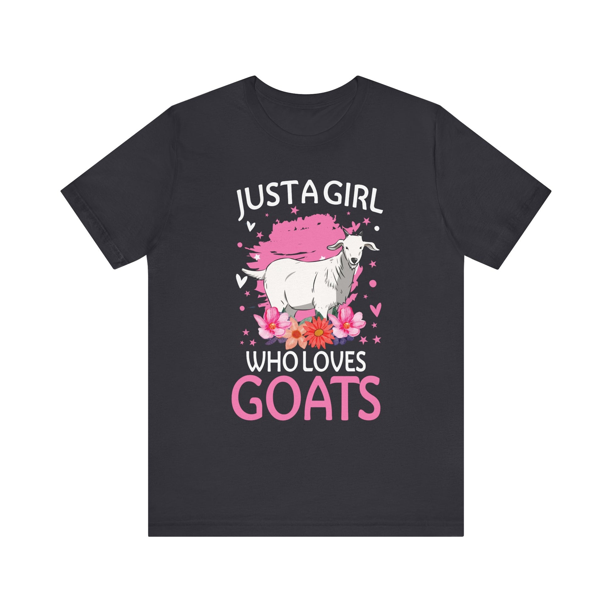 Goat Shirt Just A Girl Who Loves Goats Lover Kids Boy T-Shir Unisex Jersey Short Sleeve Tee