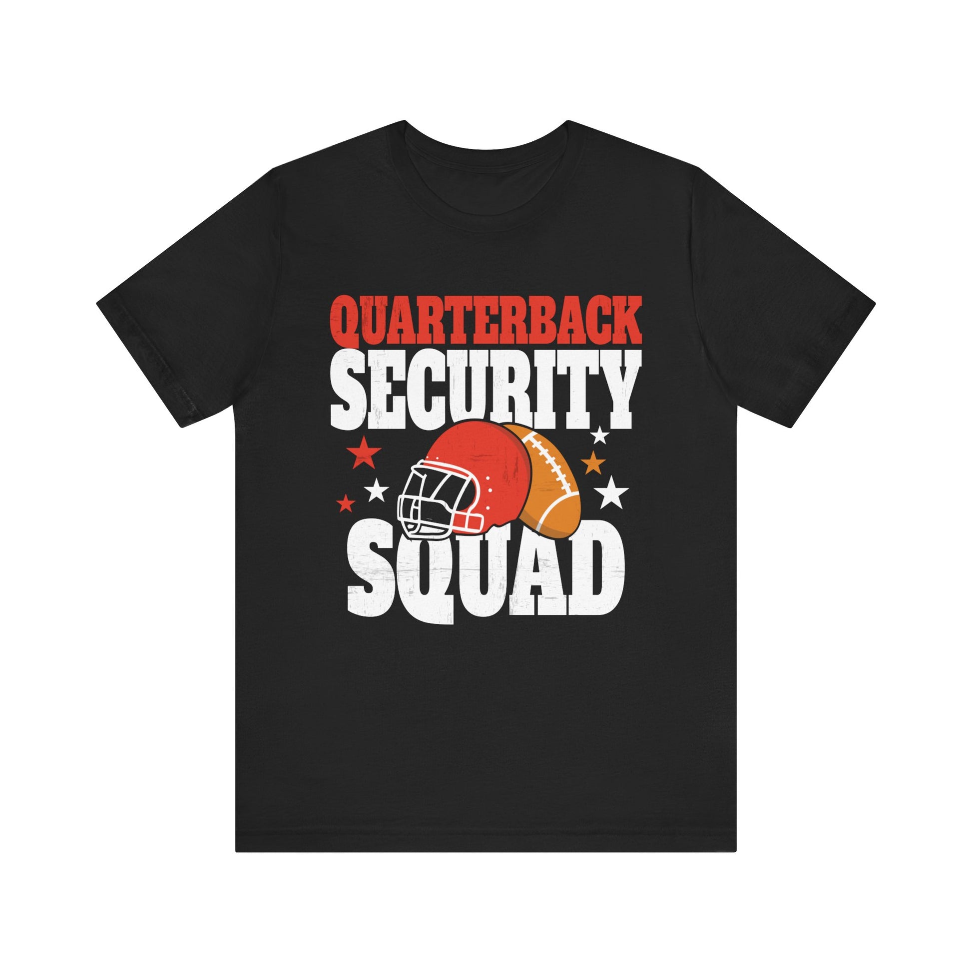 Quarterback Security Squad Football Offensive Line Lineman T-Shirt Unisex Jersey Short Sleeve Tee