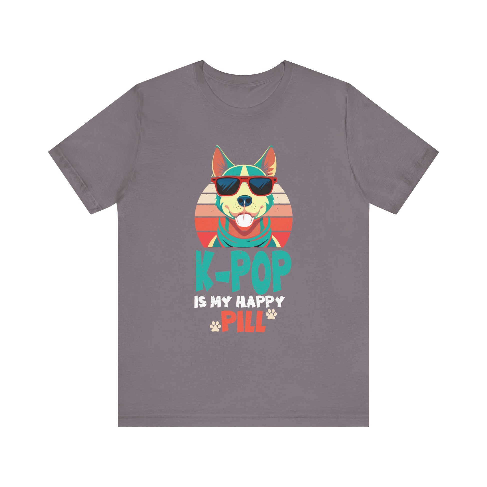 Kpop Happy Pill Corgi Dog Korean Pop Merch K-pop Merchandise T-Shirt Unisex Jersey Short Sleeve Tee